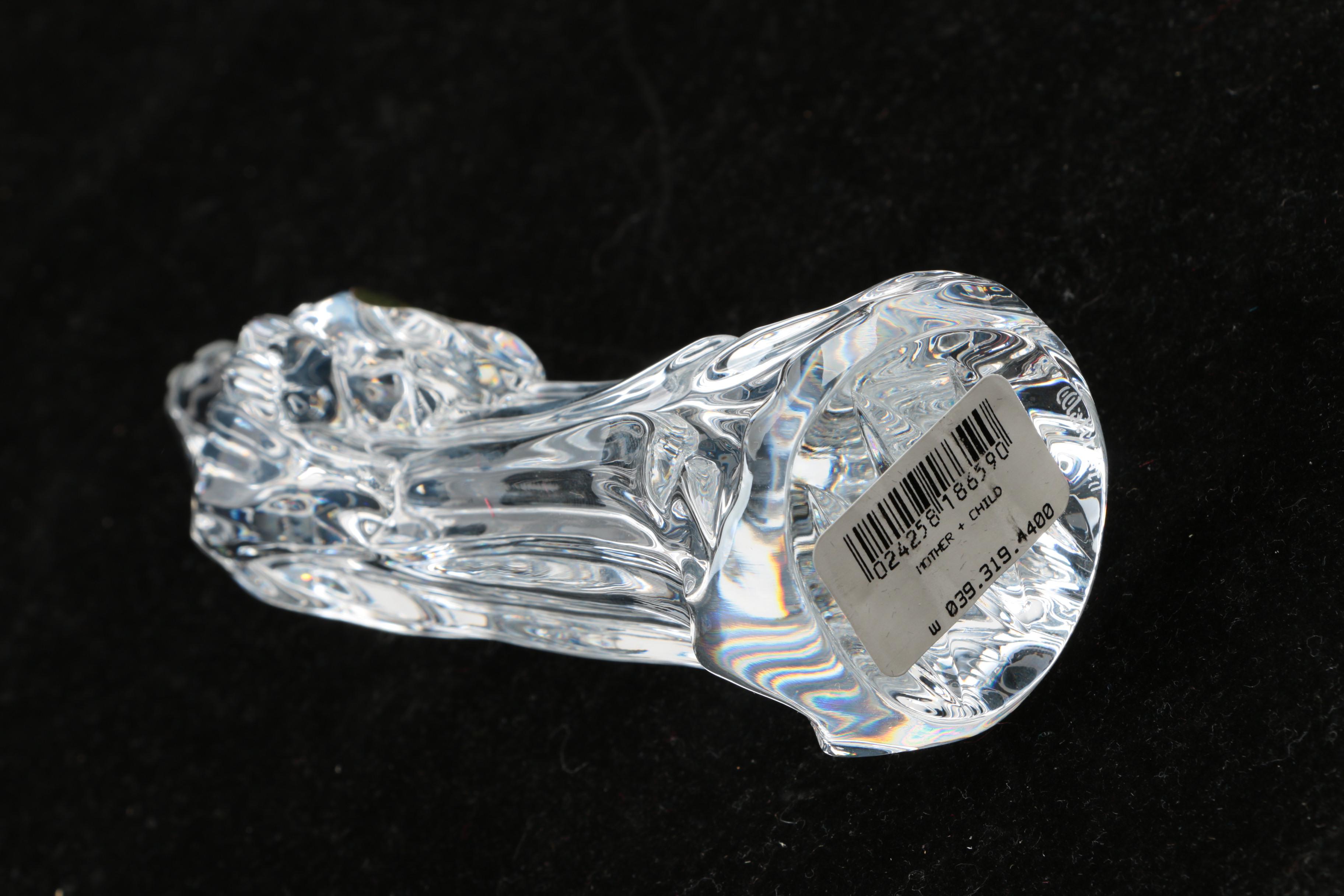 Crystal Nativity Figurines Featuring Waterford