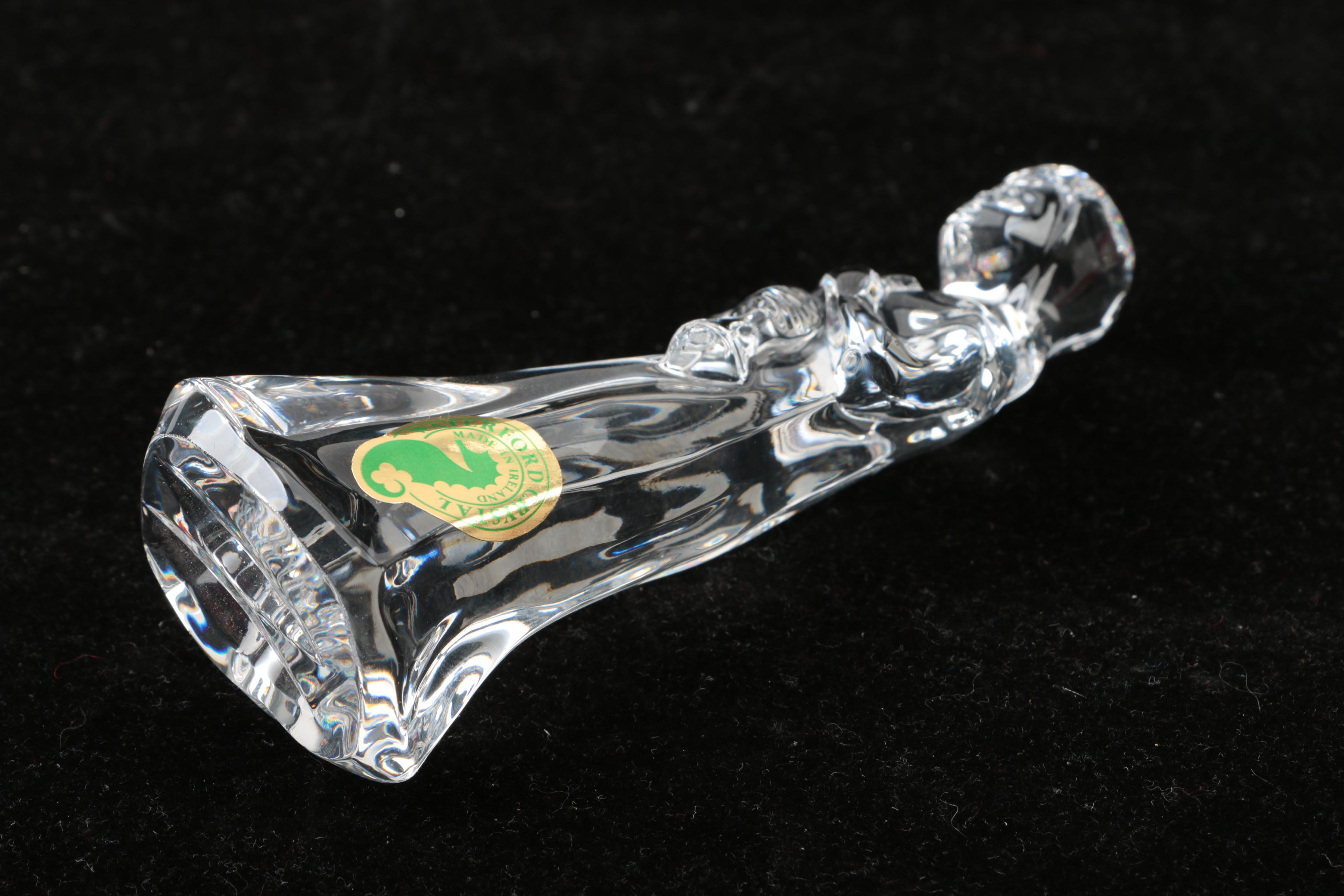 Crystal Nativity Figurines Featuring Waterford