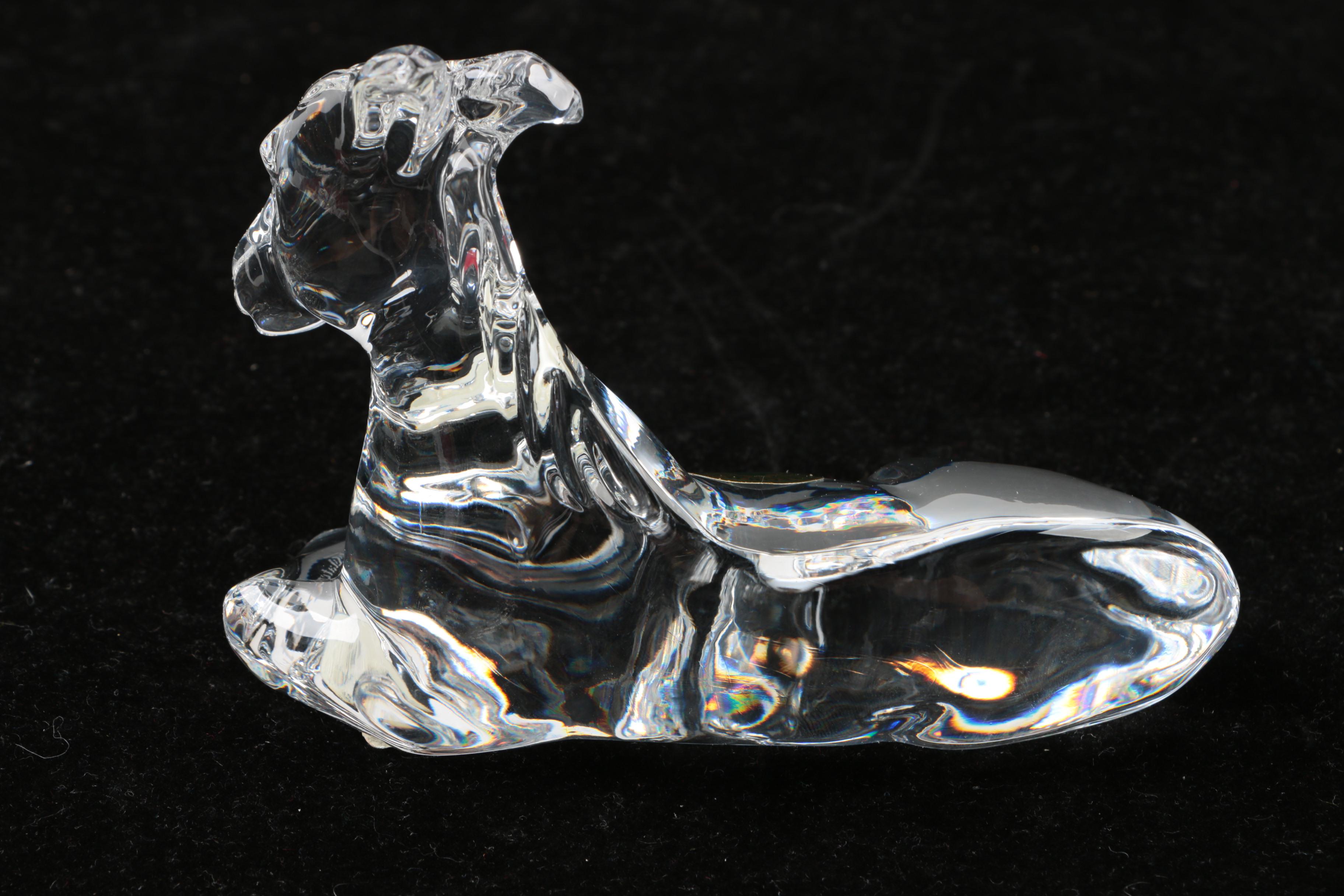 Crystal Nativity Figurines Featuring Waterford