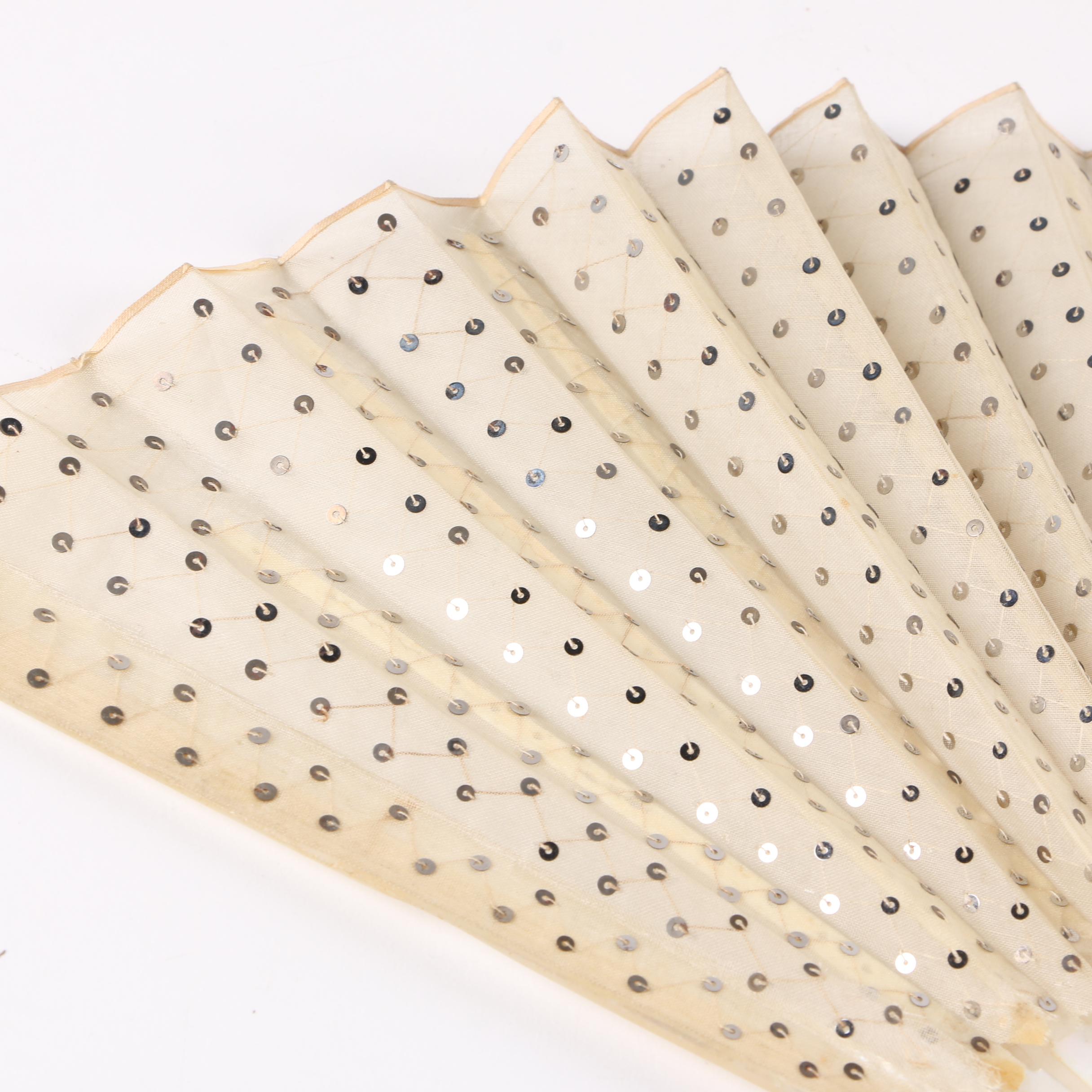 Folding Mother of Pearl Hand Fan