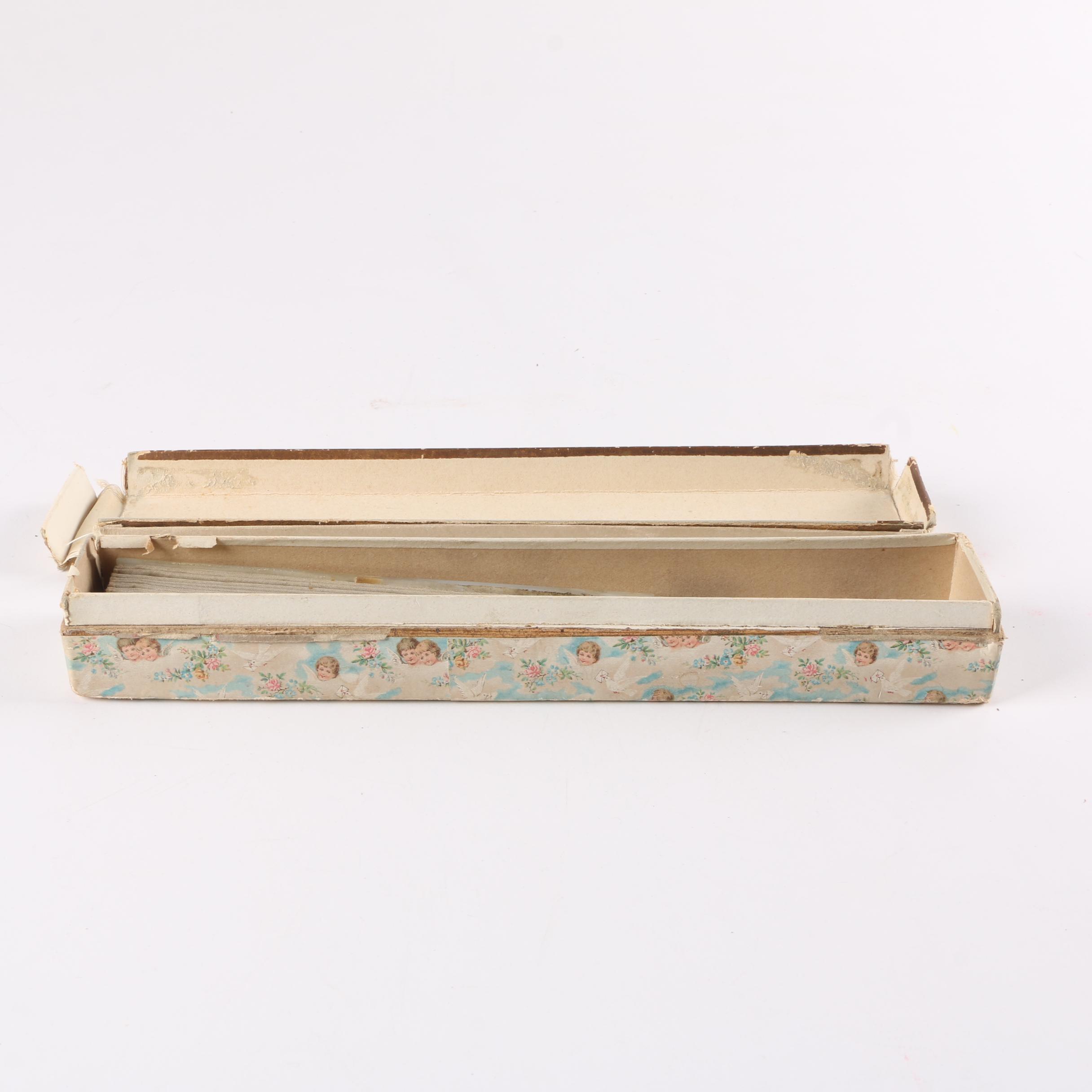 Folding Mother of Pearl Hand Fan