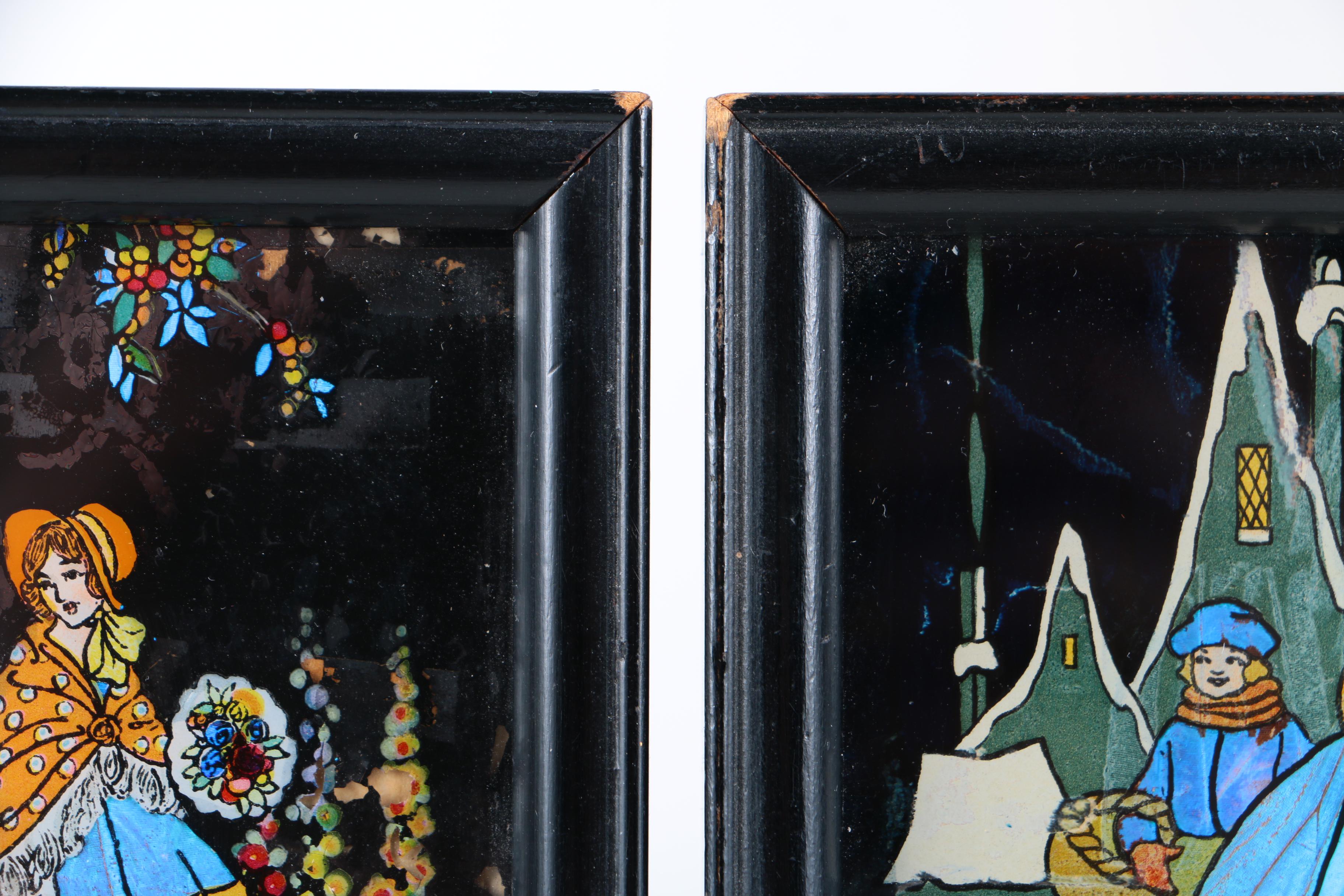 Mixed Media Butterfly Wing Collages