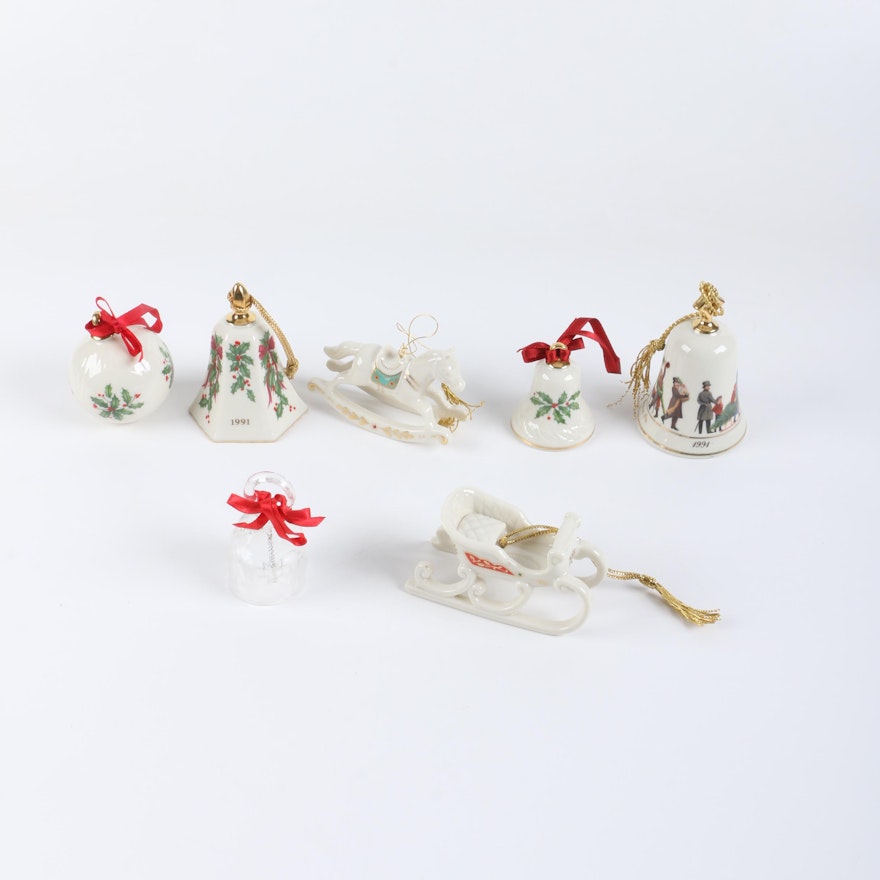 Lenox Holiday-Themed Ornaments