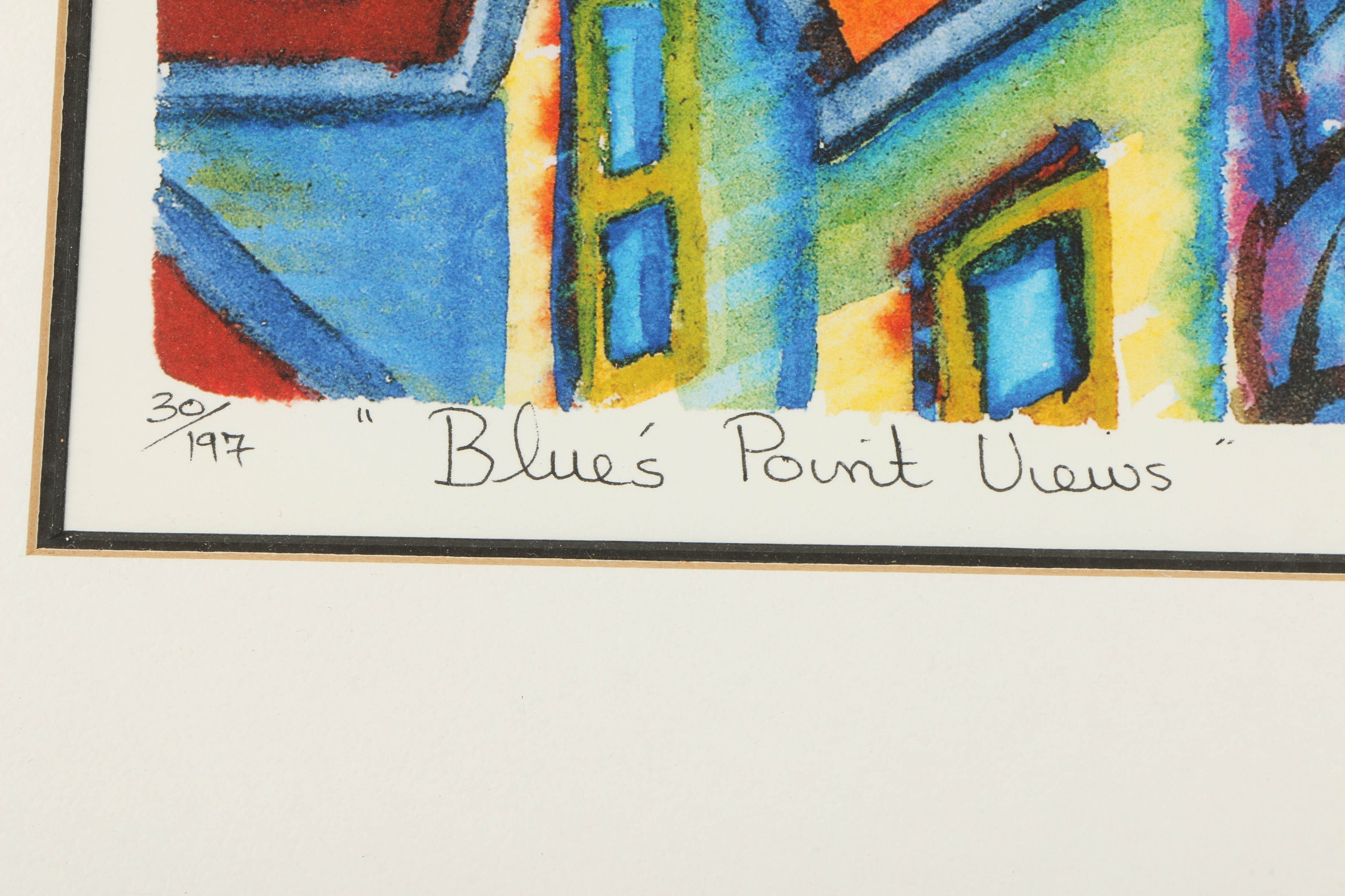 Alison Ashley Limited Edition Lithograph "Blue's Point Views"