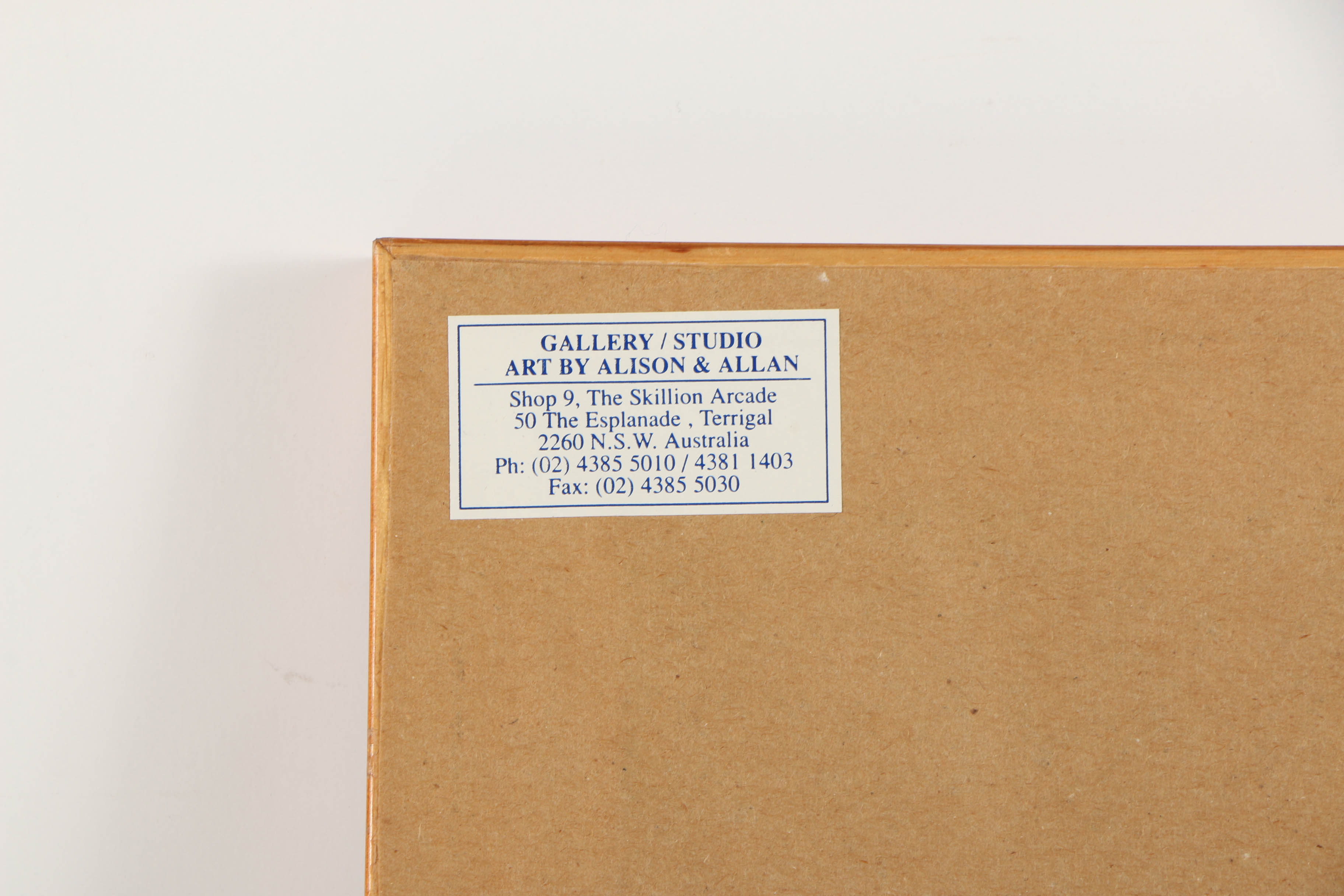 Alison Ashley Limited Edition Lithograph "Blue's Point Views"