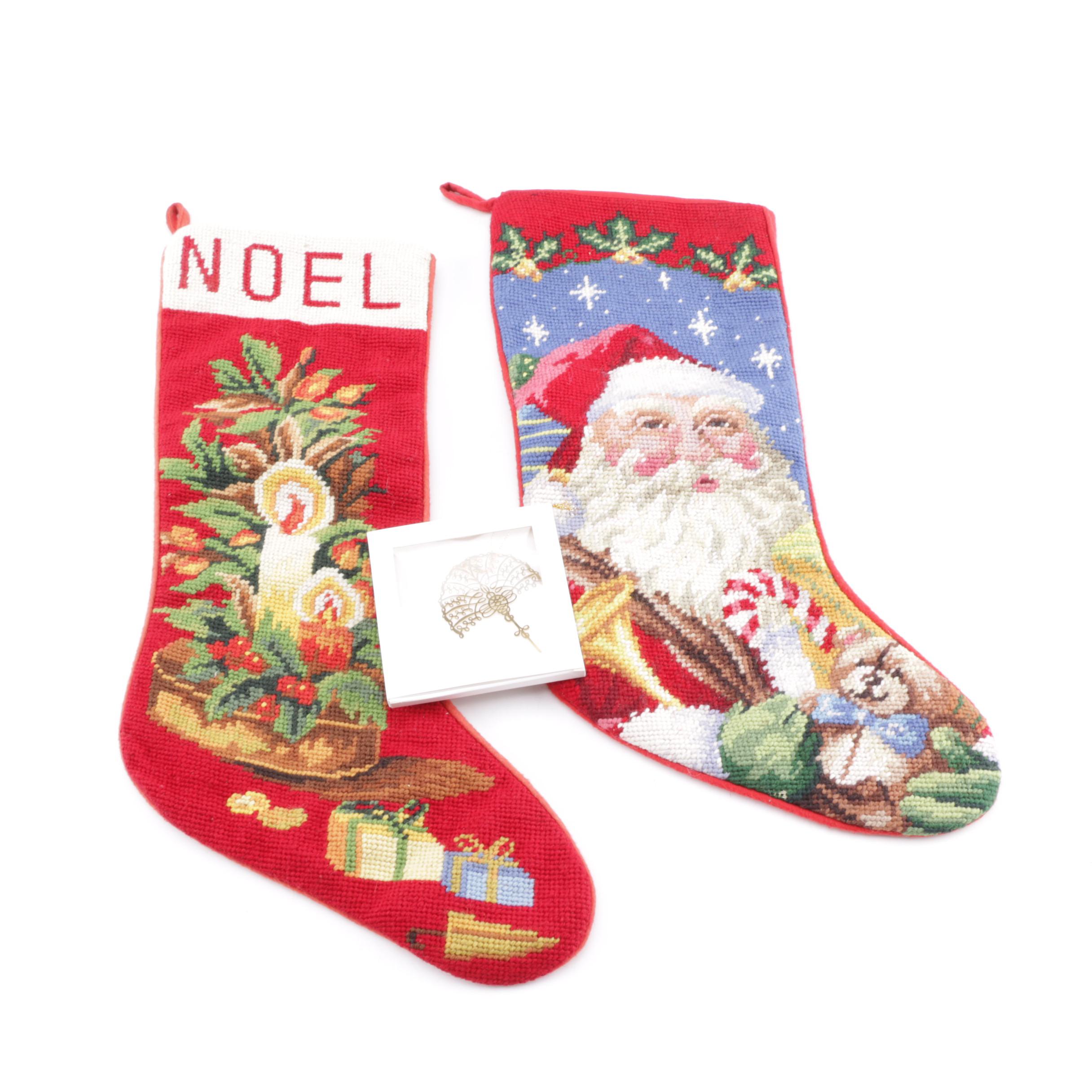 Holiday Ornament and Christmas Stockings