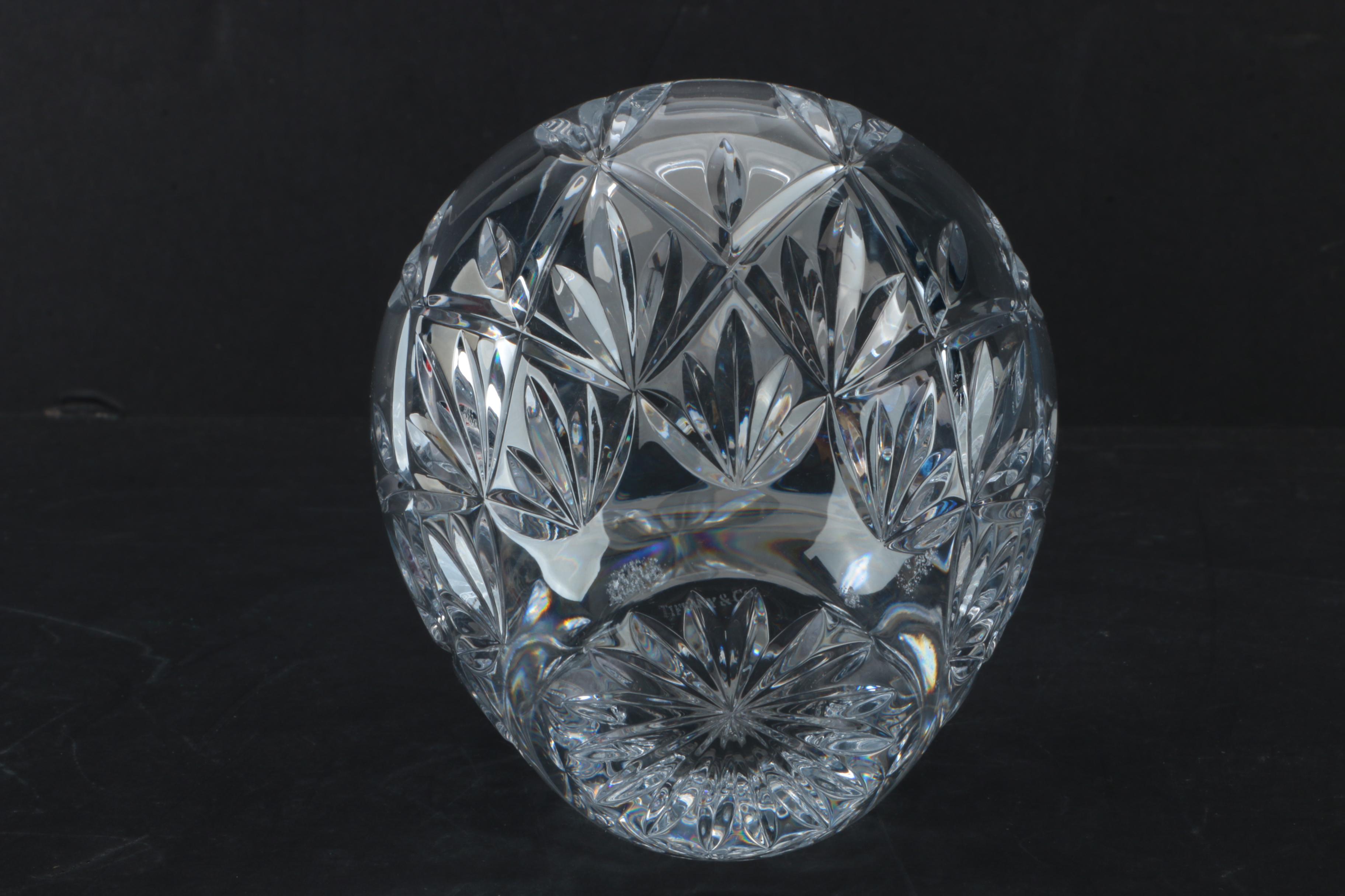 Tiffany & Co. Crystal "Sybil" Vase