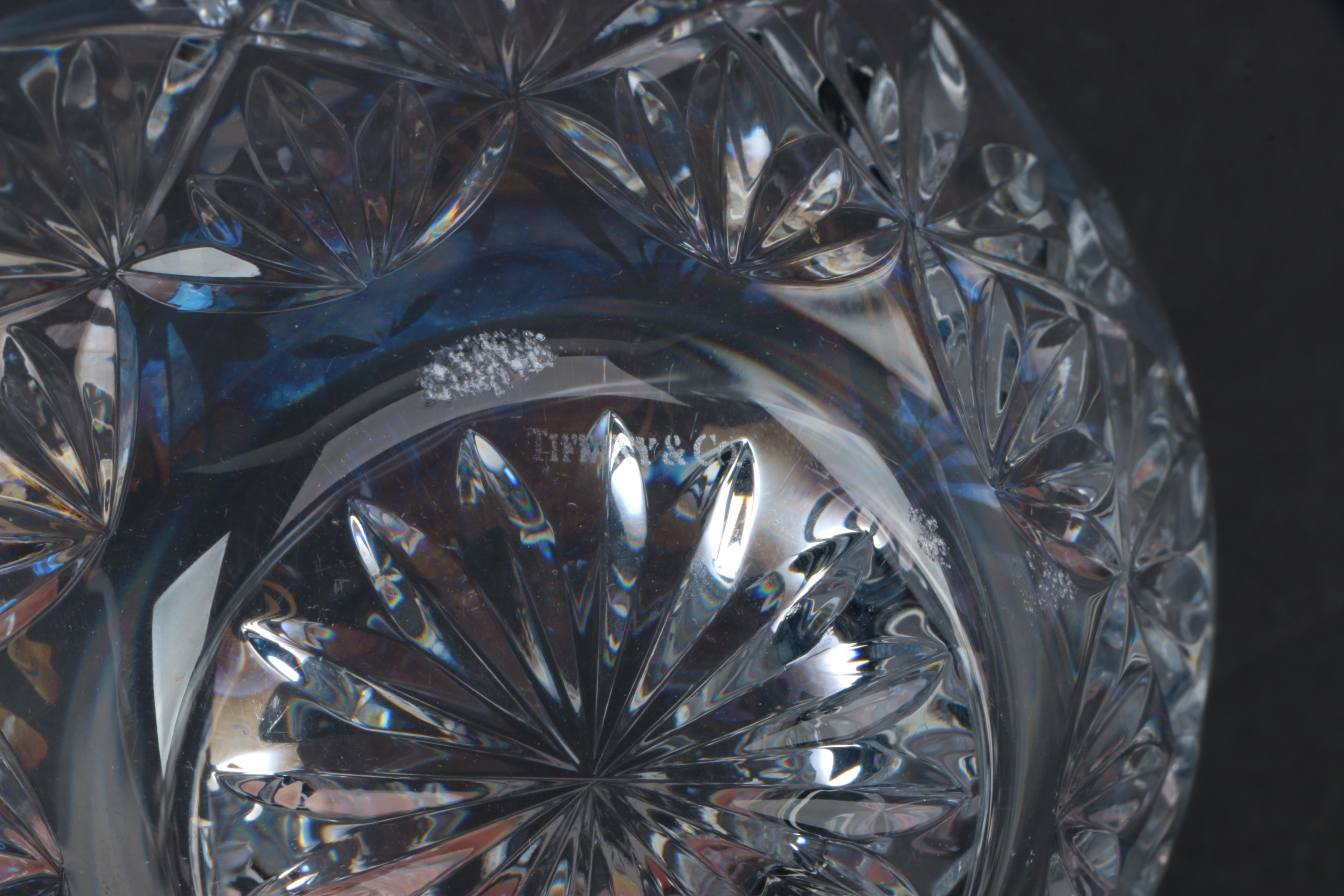 Tiffany & Co. Crystal "Sybil" Vase