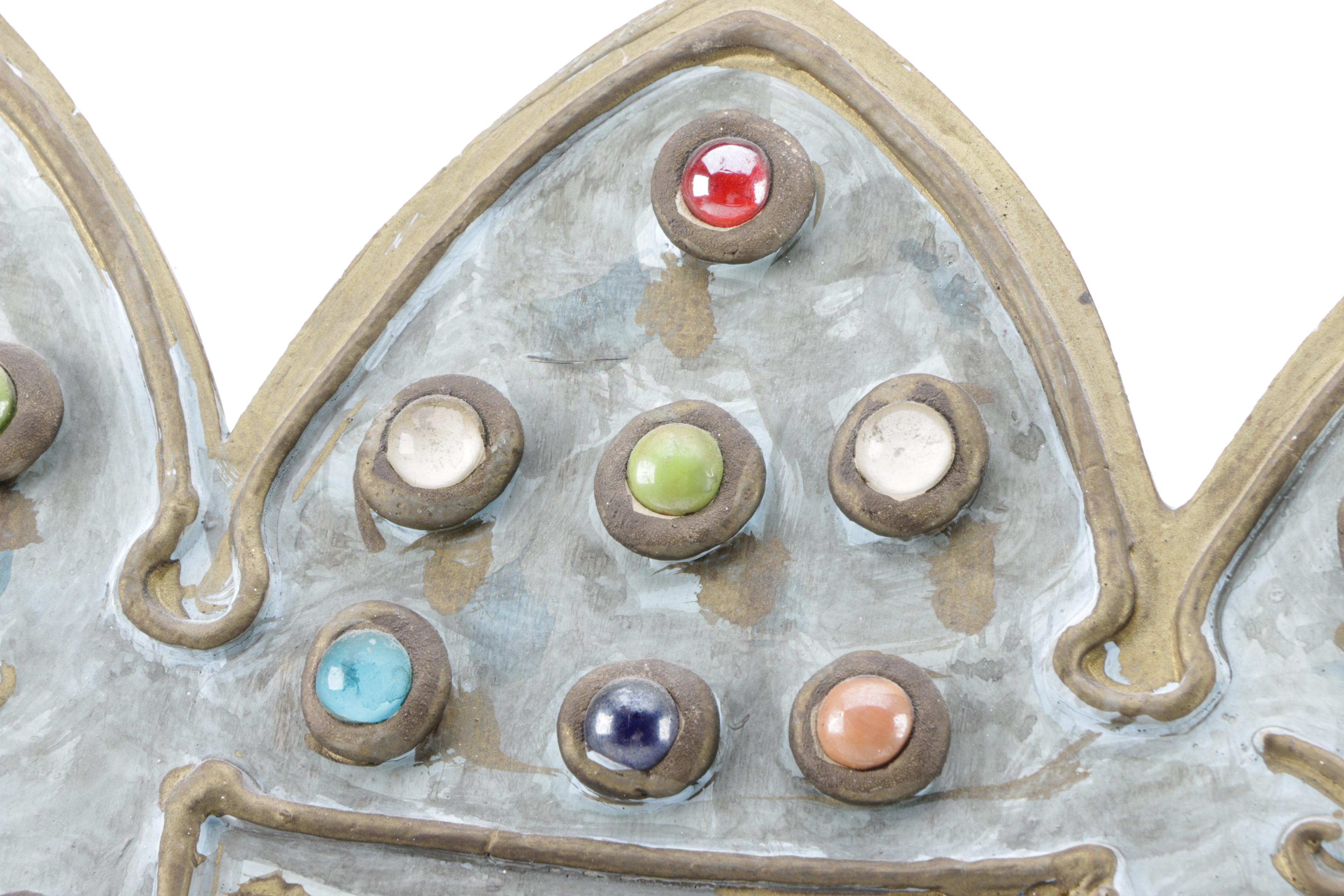 Embellished Brass Photo Frame with Stands