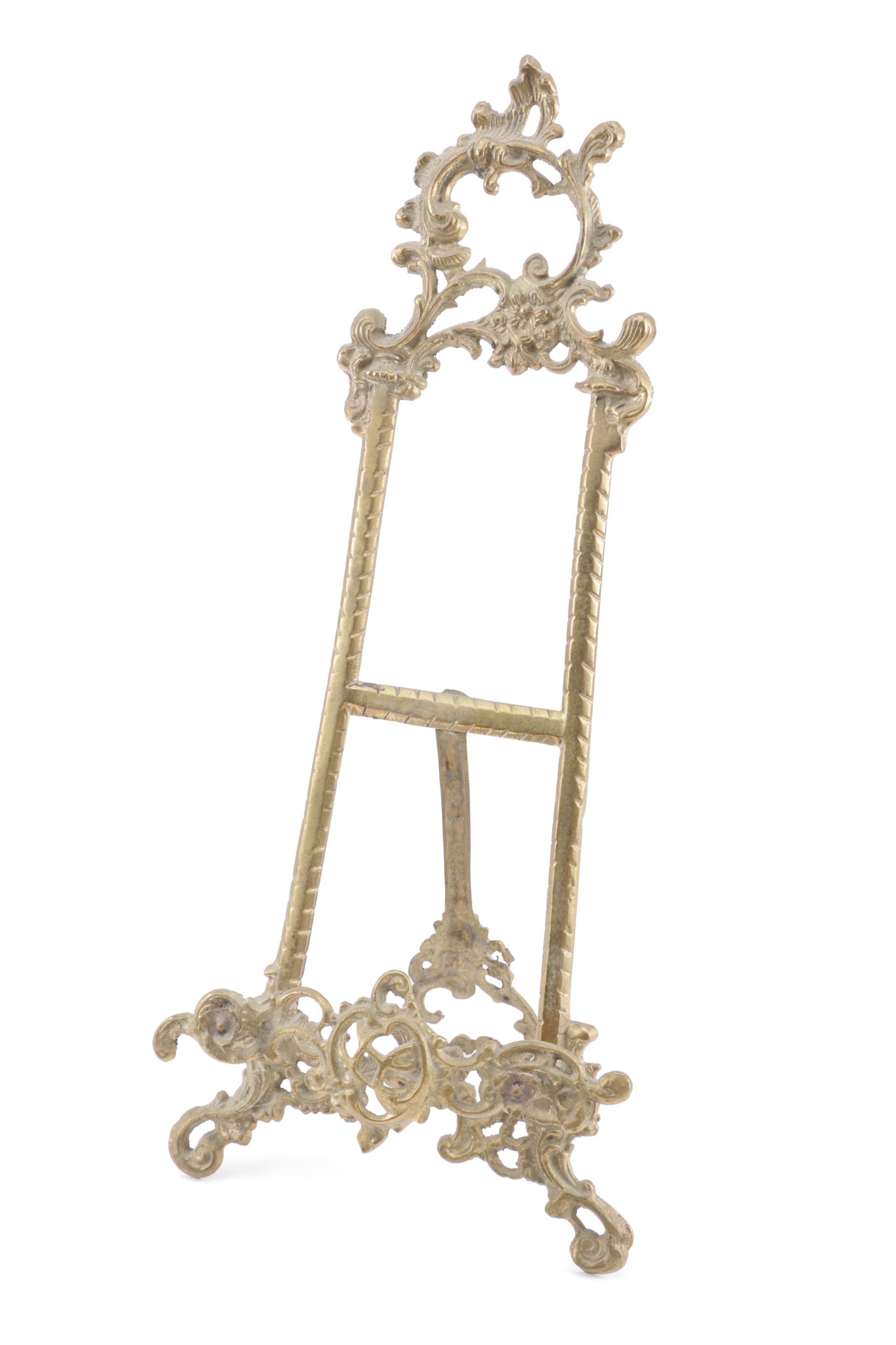 Embellished Brass Photo Frame with Stands