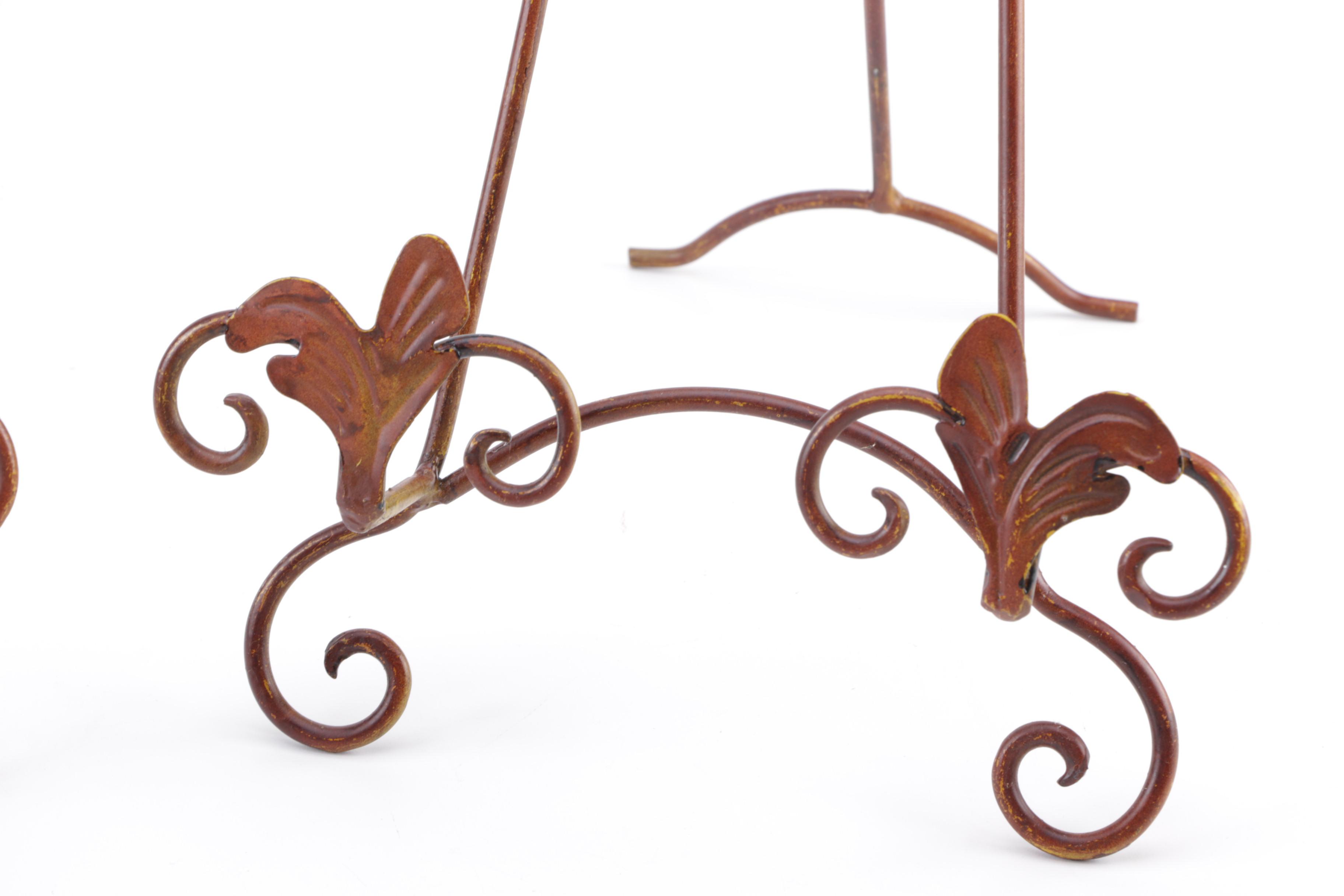 Embellished Brass Photo Frame with Stands