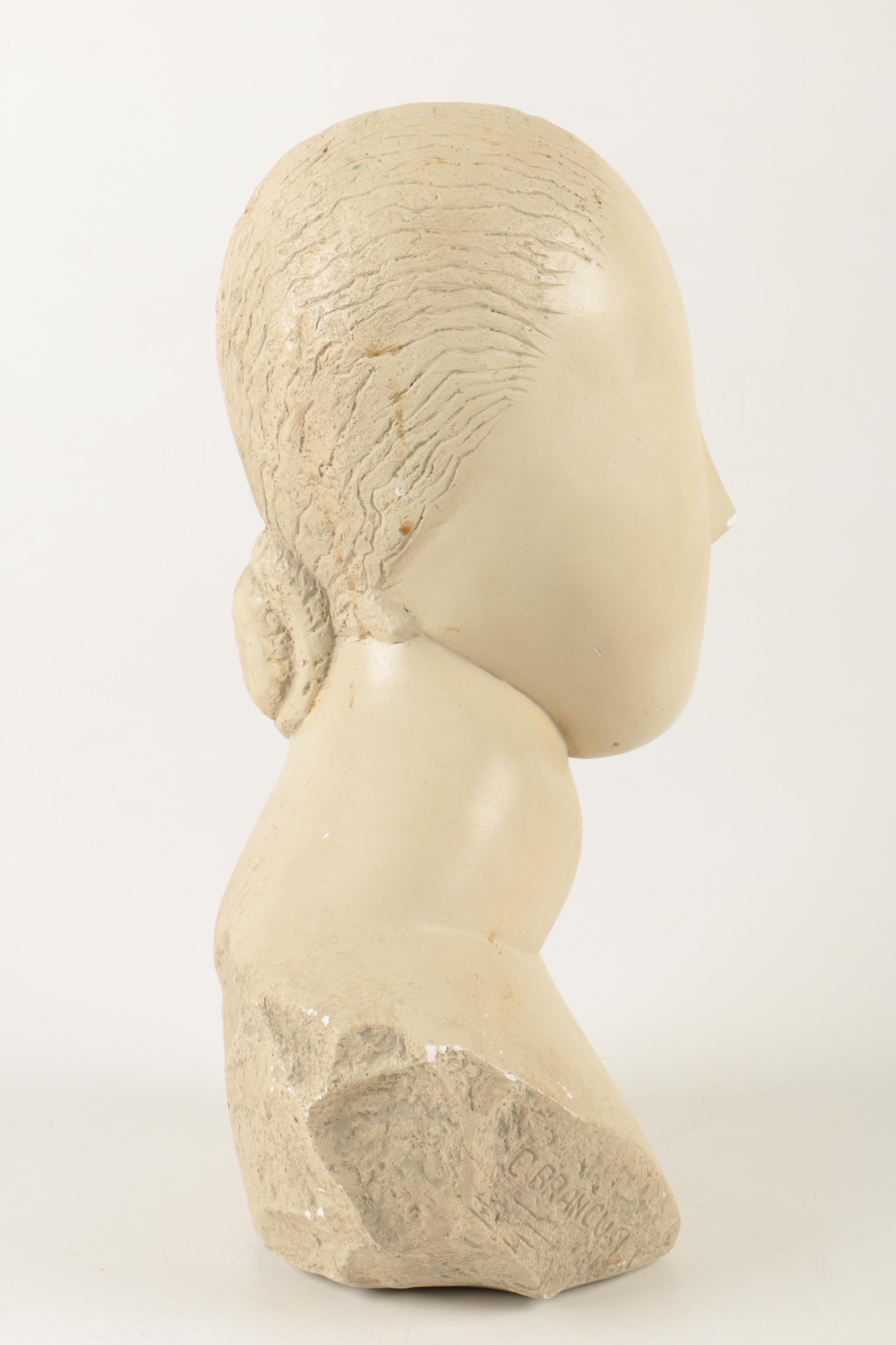 Reproduction Sculpture After Constantin Brancusi's "Muse"