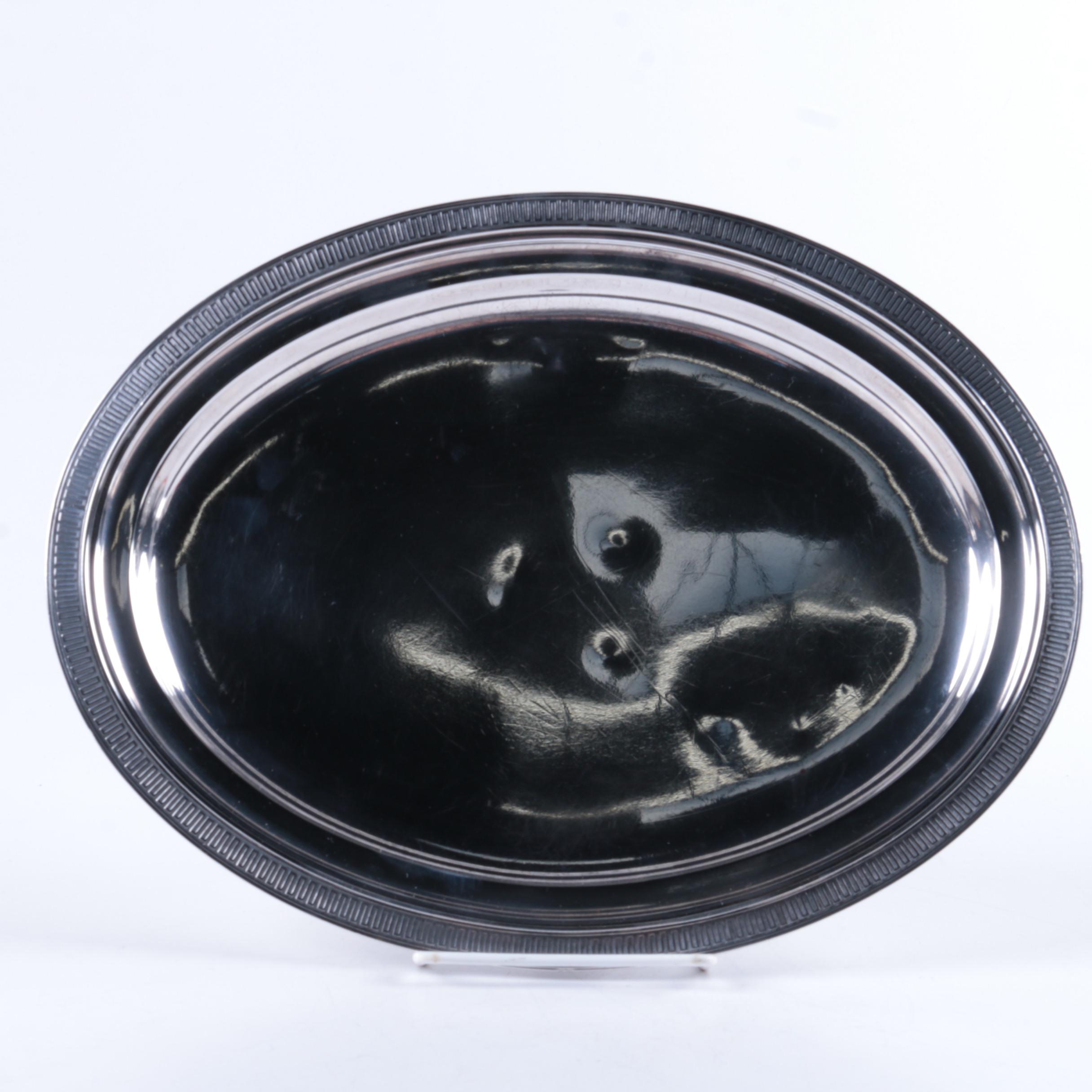 1860s Tiffany & Co. Neoclassical Style Sterling Silver Salver