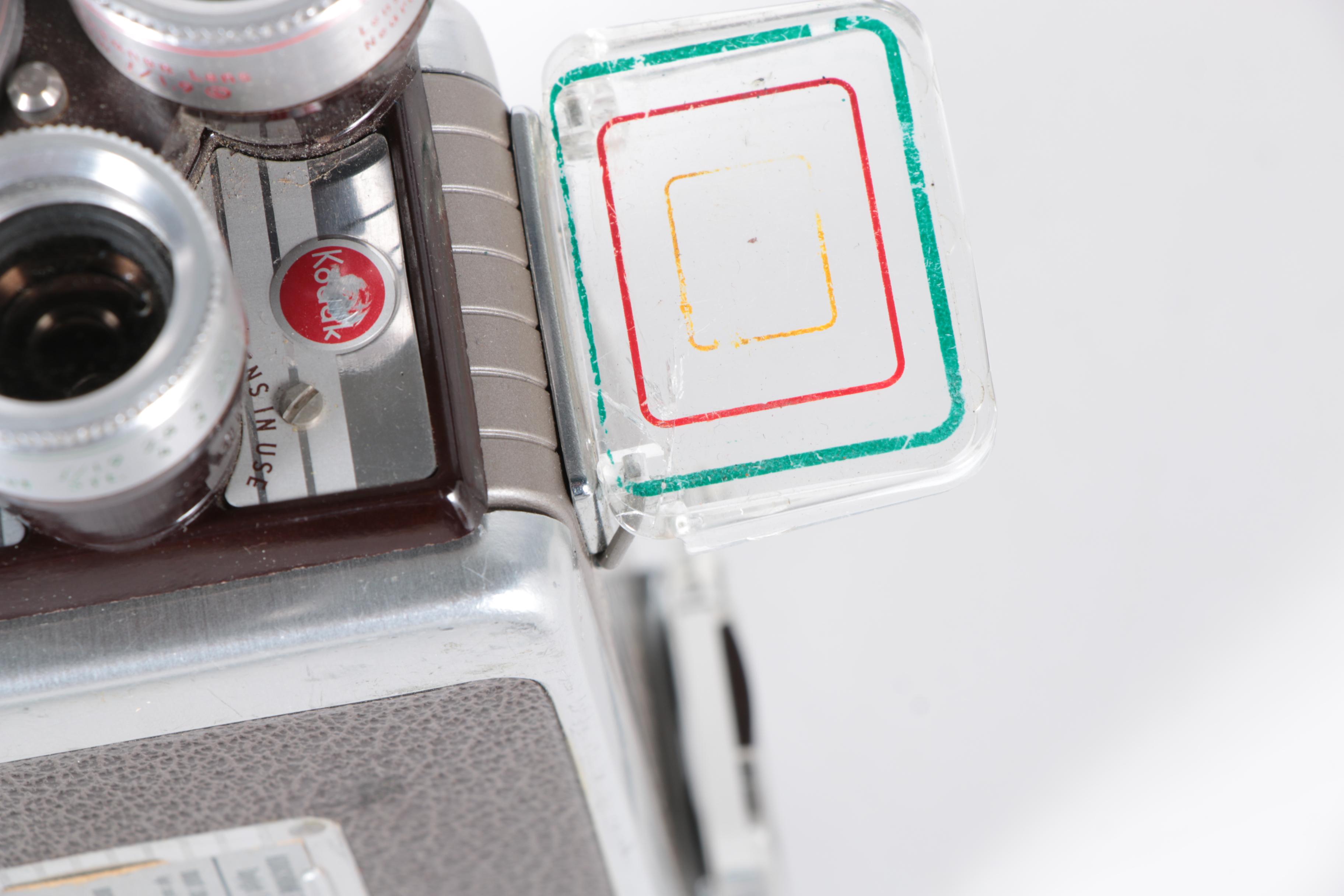 Vintage Kodak Brownie Movie Camera and Brownie 500 Projector