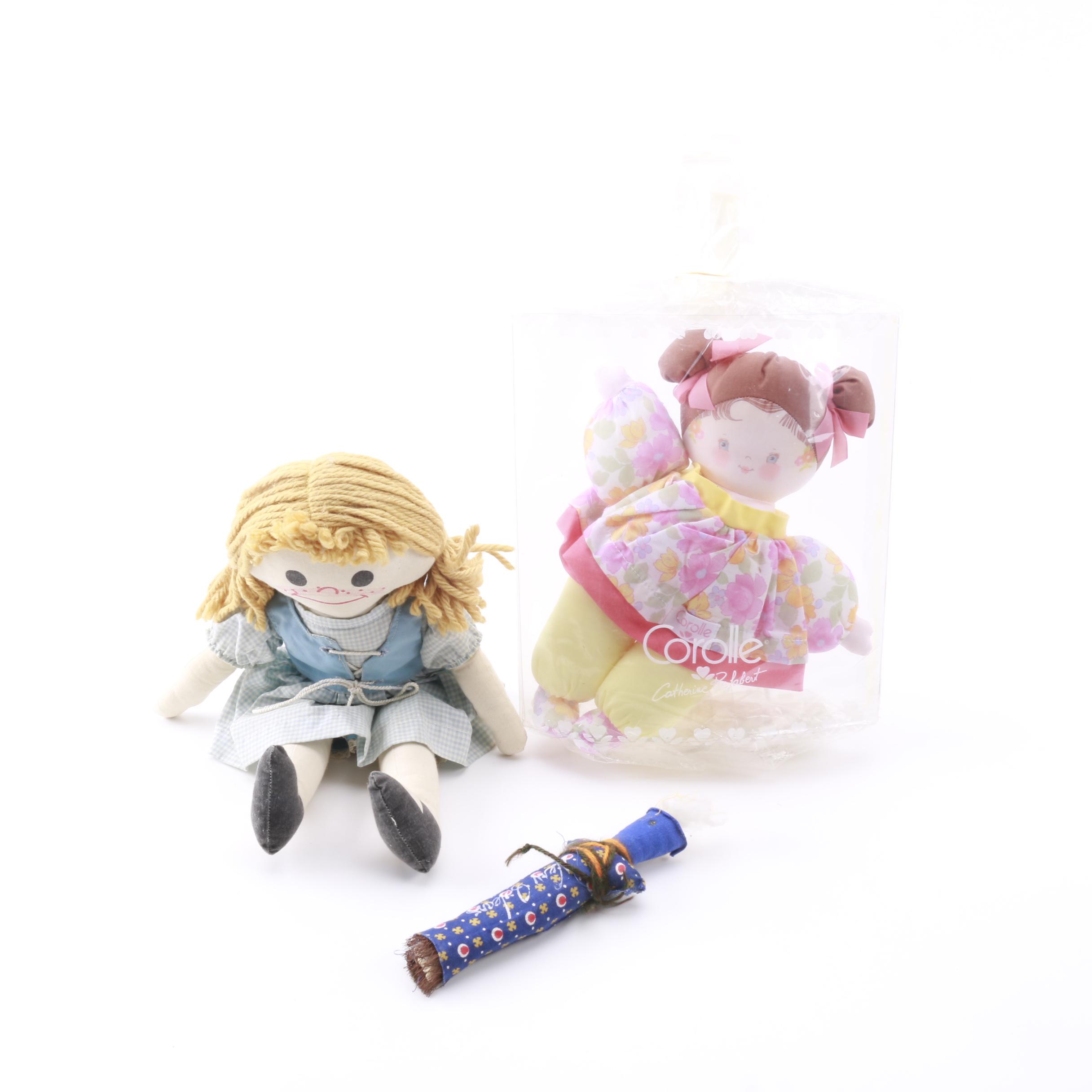 New Orleans Voo Doo Doll with Vintage Cloth Dolls