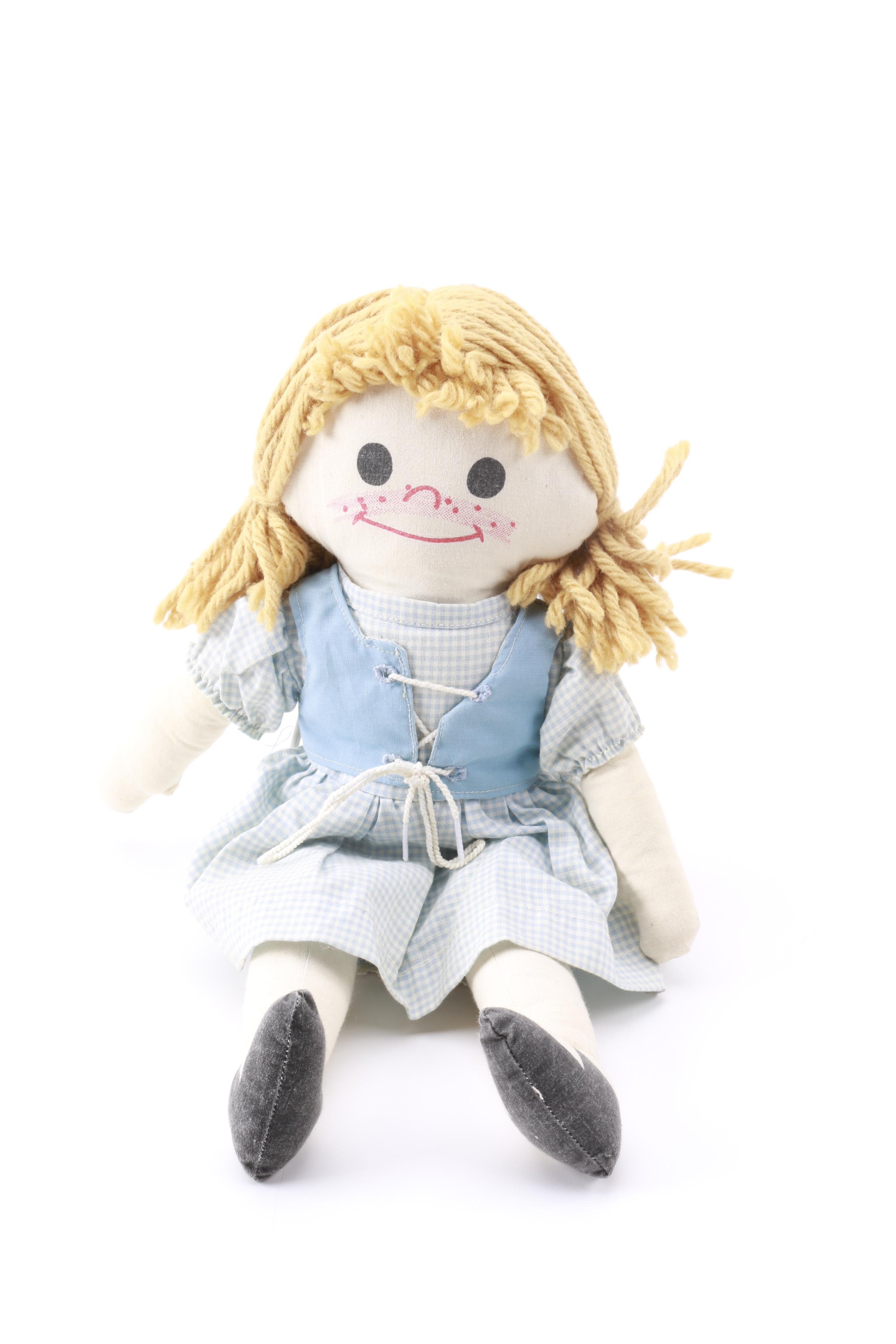 New Orleans Voo Doo Doll with Vintage Cloth Dolls