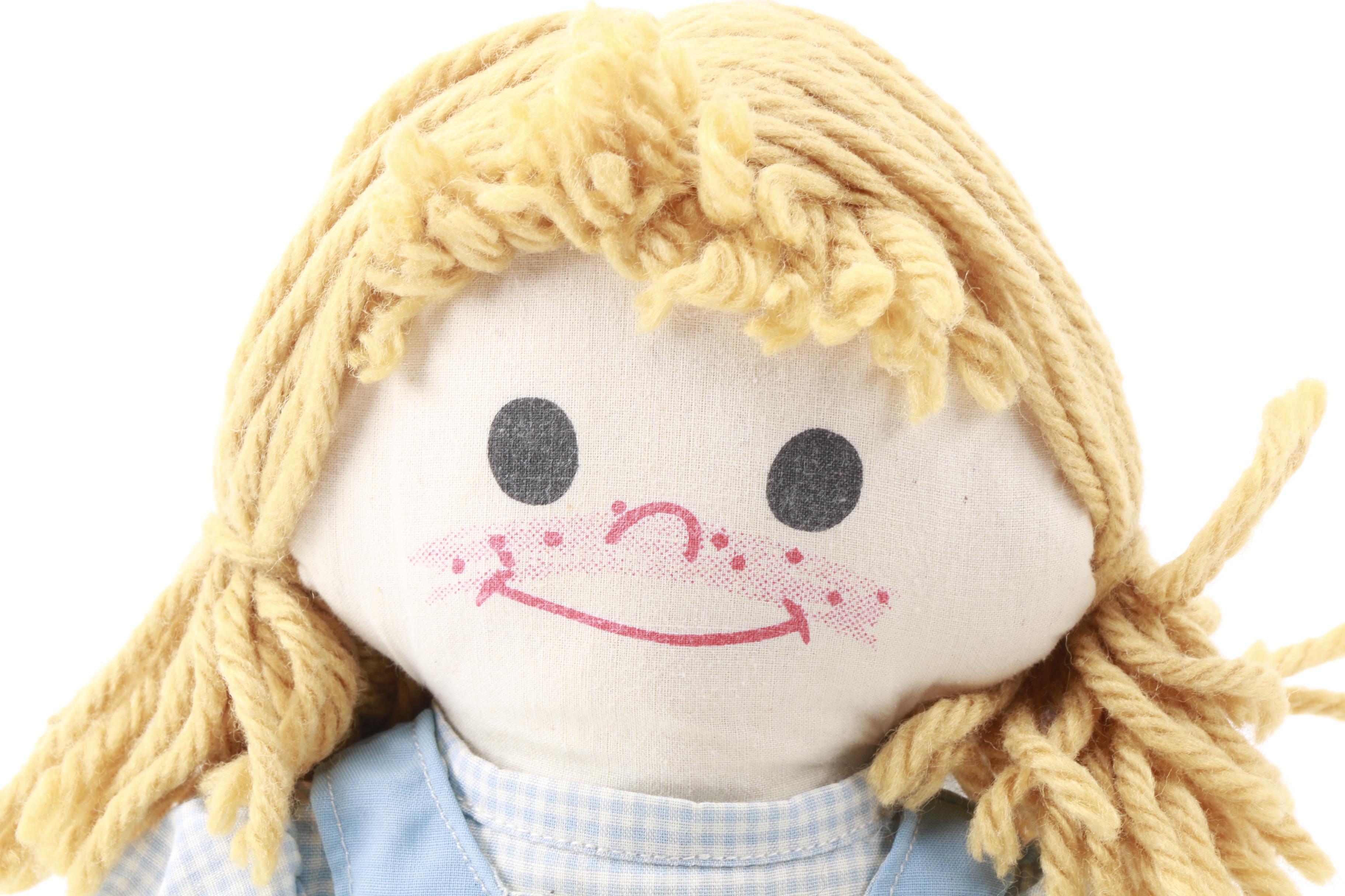 New Orleans Voo Doo Doll with Vintage Cloth Dolls