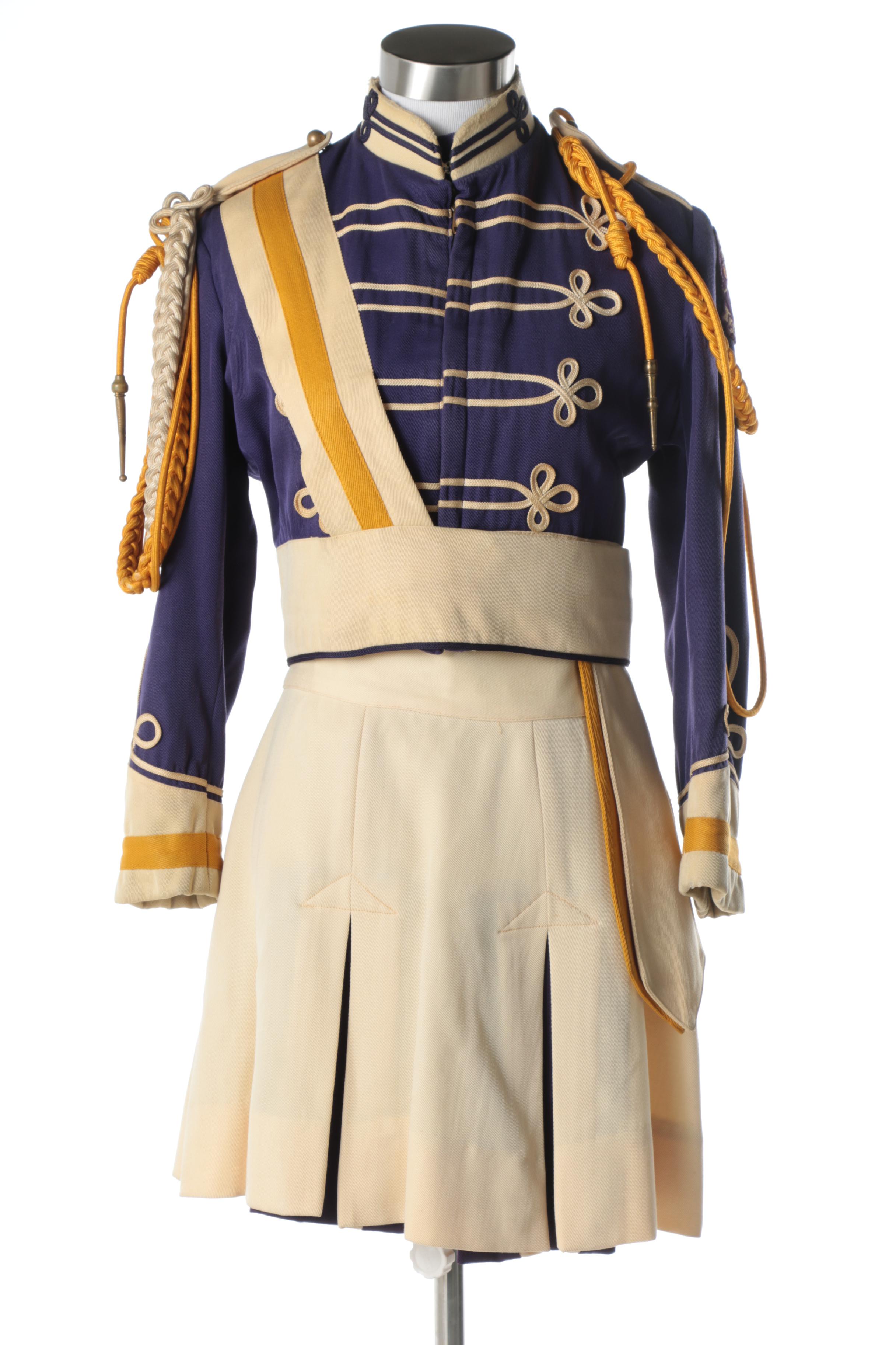 Vintage Wool Bespoke VFW Drum Majorette Uniform