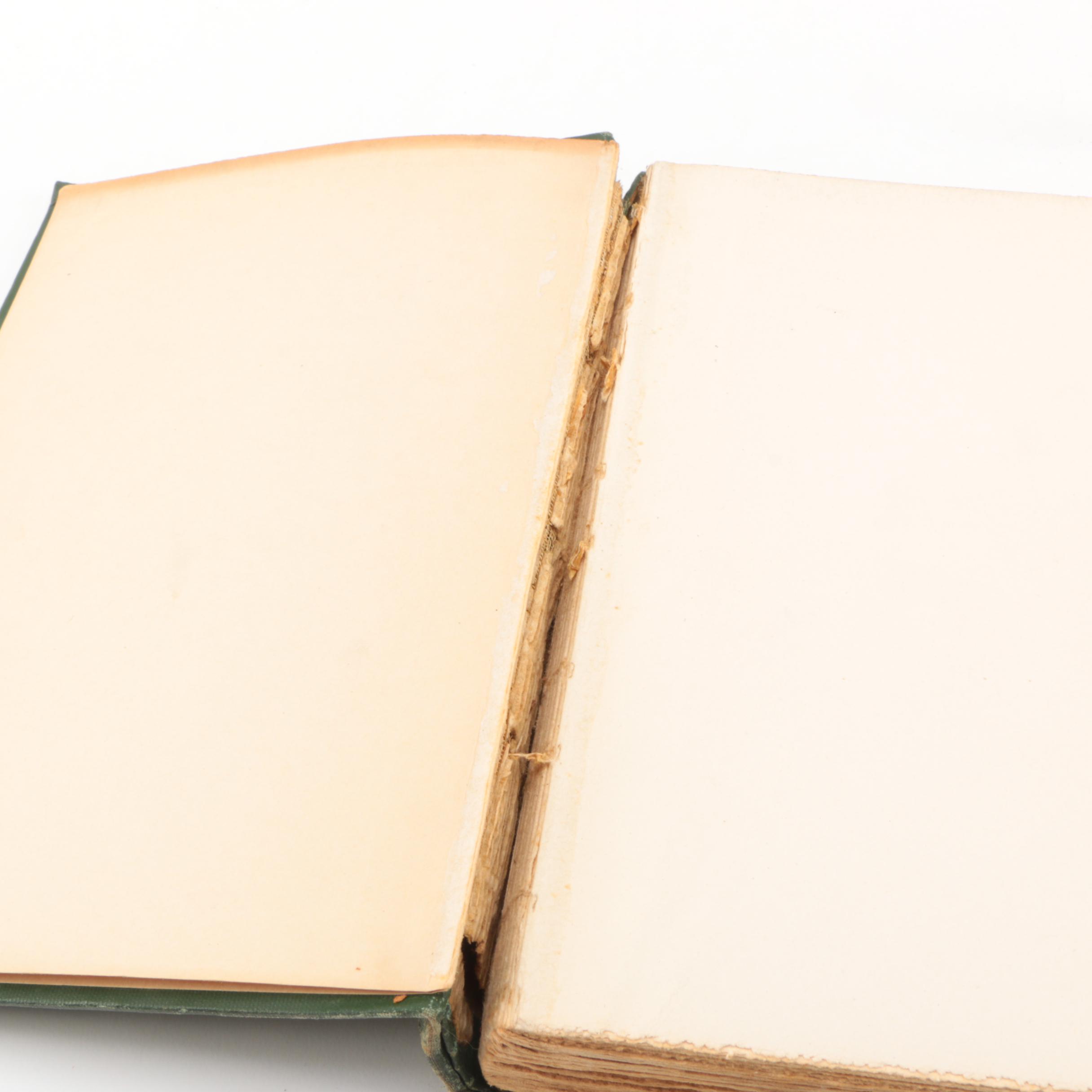 1912 "Treasure Island" and 1913 "The Wrecker" by Robert Louis Stevenson