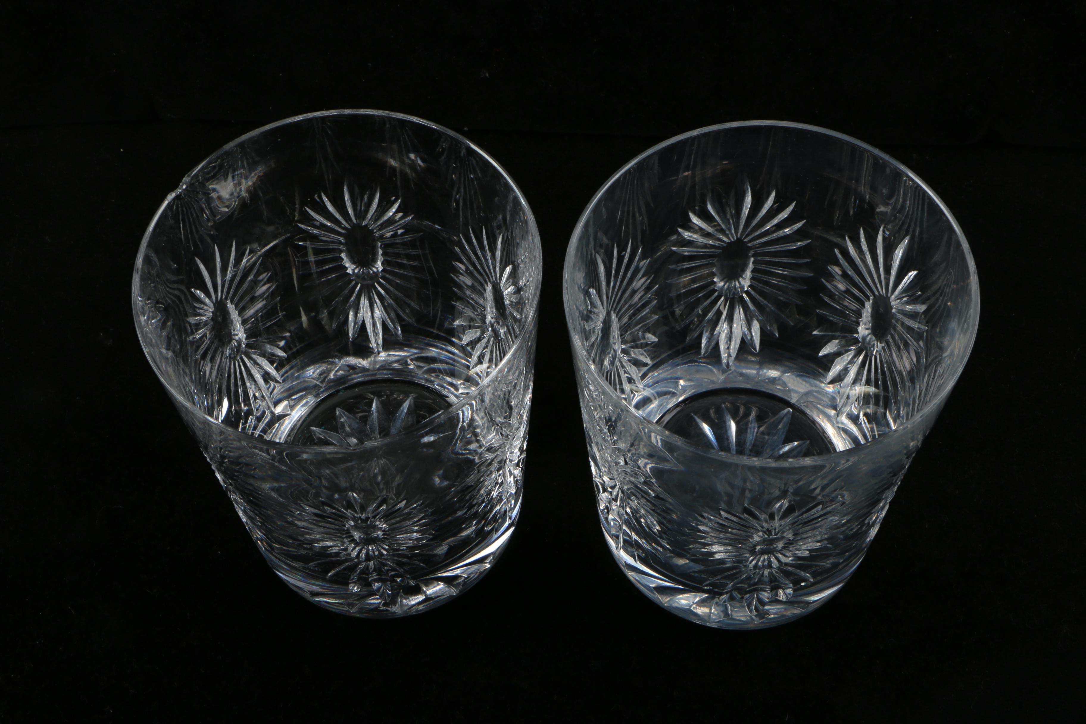 Waterford Crystal "The Millennium Collection: Health" Double Old Fashions