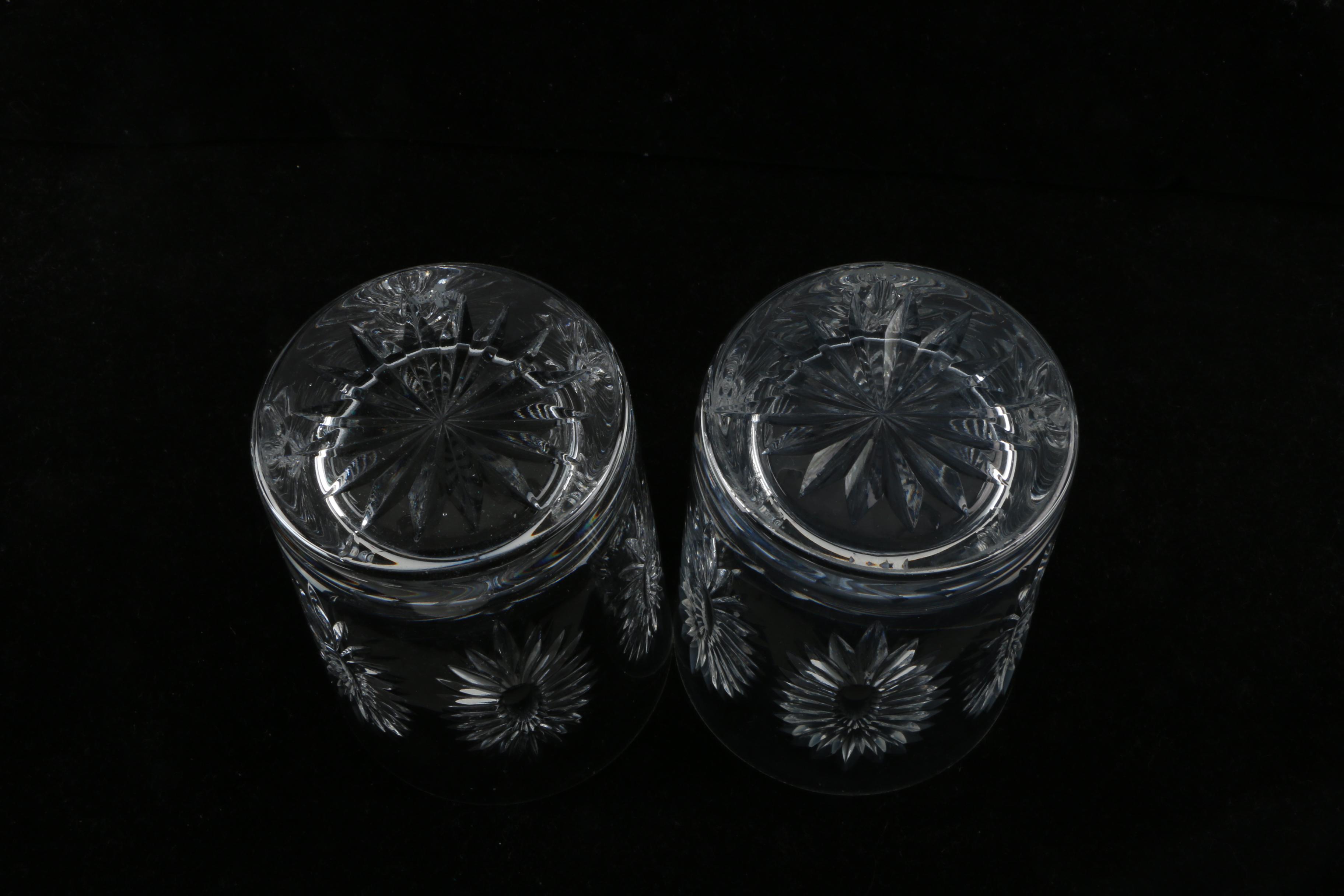 Waterford Crystal "The Millennium Collection: Health" Double Old Fashions