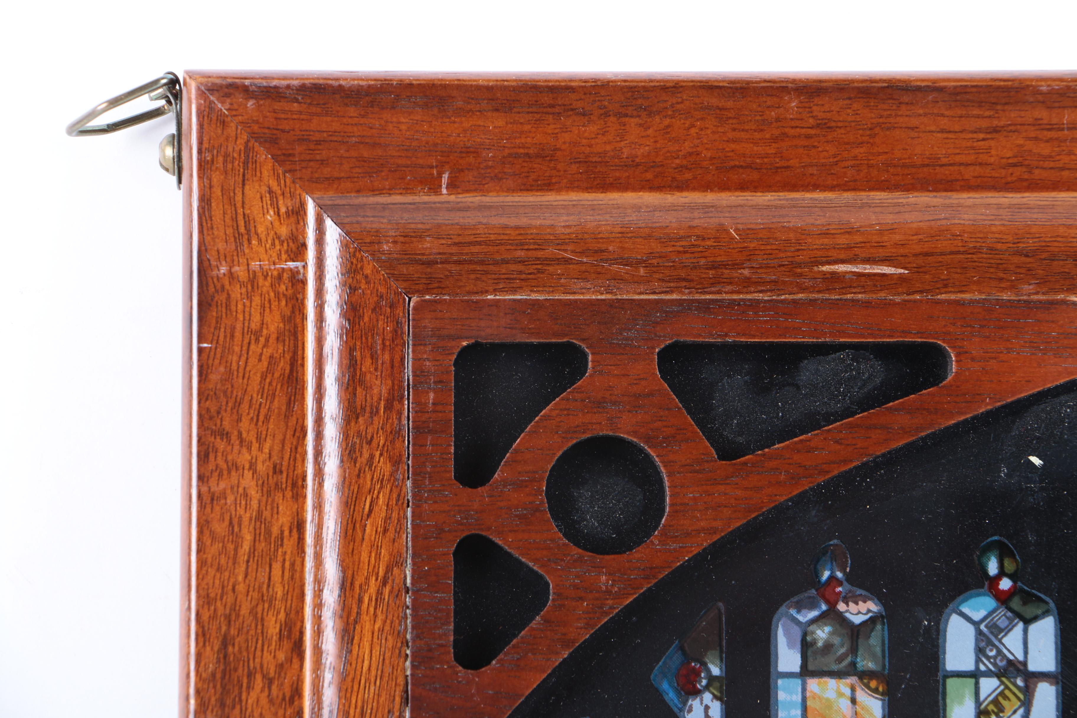 Stained Glass Tableau "The Seven Stages of Man" After Nicola d'Ascenzo