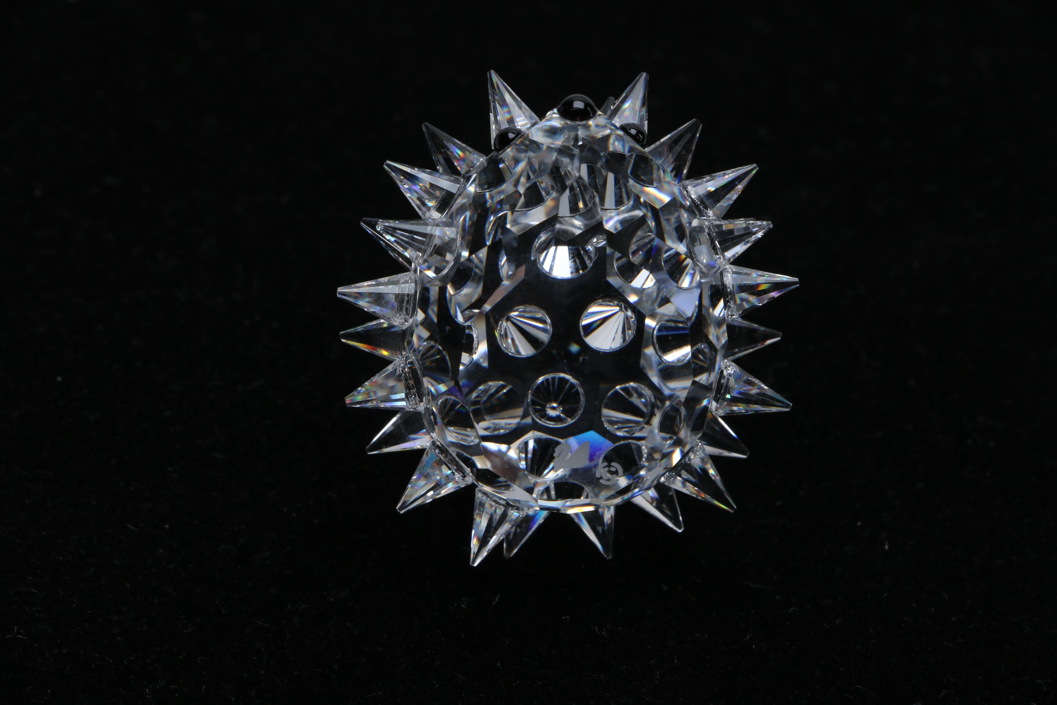 Swarovski Crystal Porcupine and Beagle