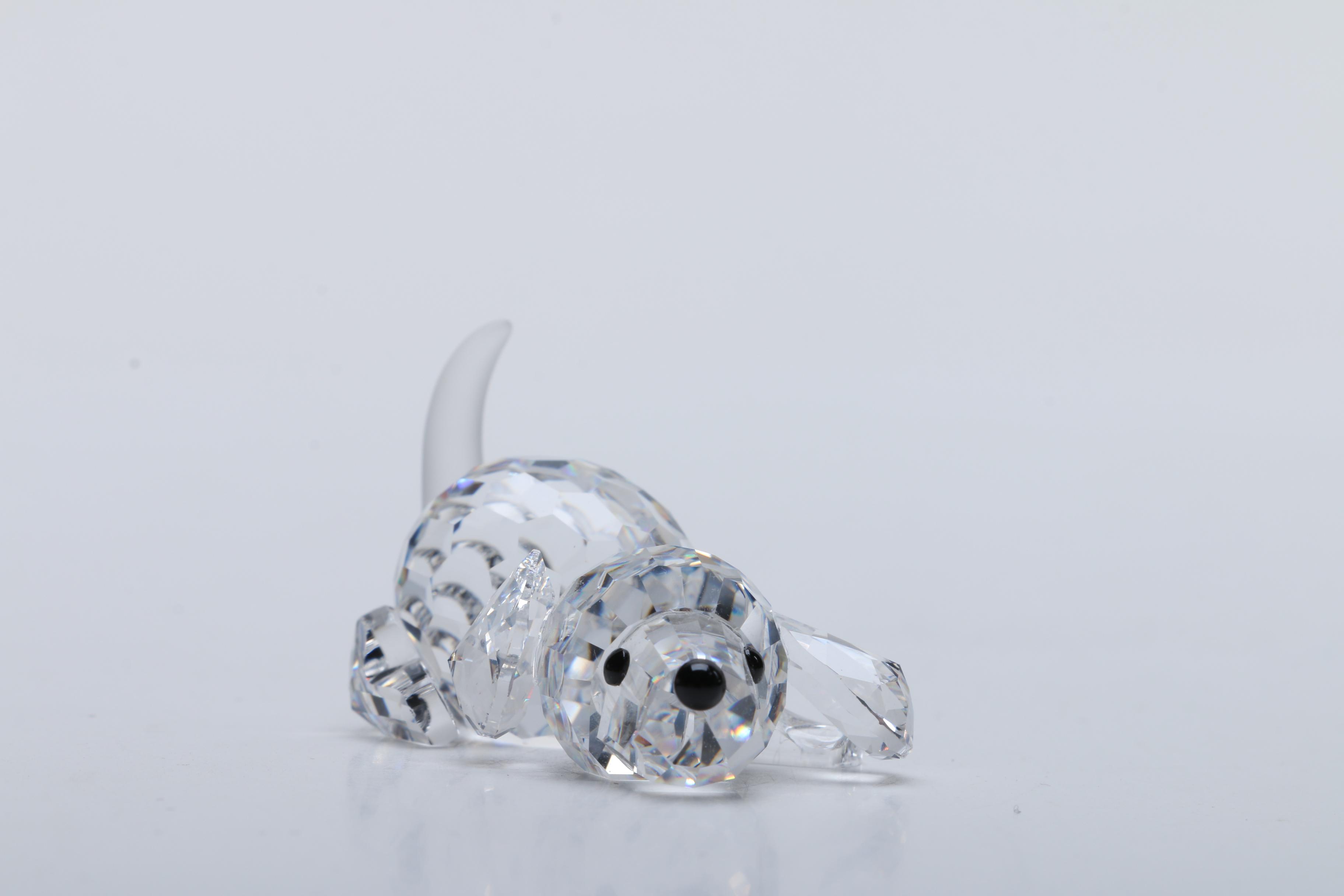 Swarovski Crystal Porcupine and Beagle