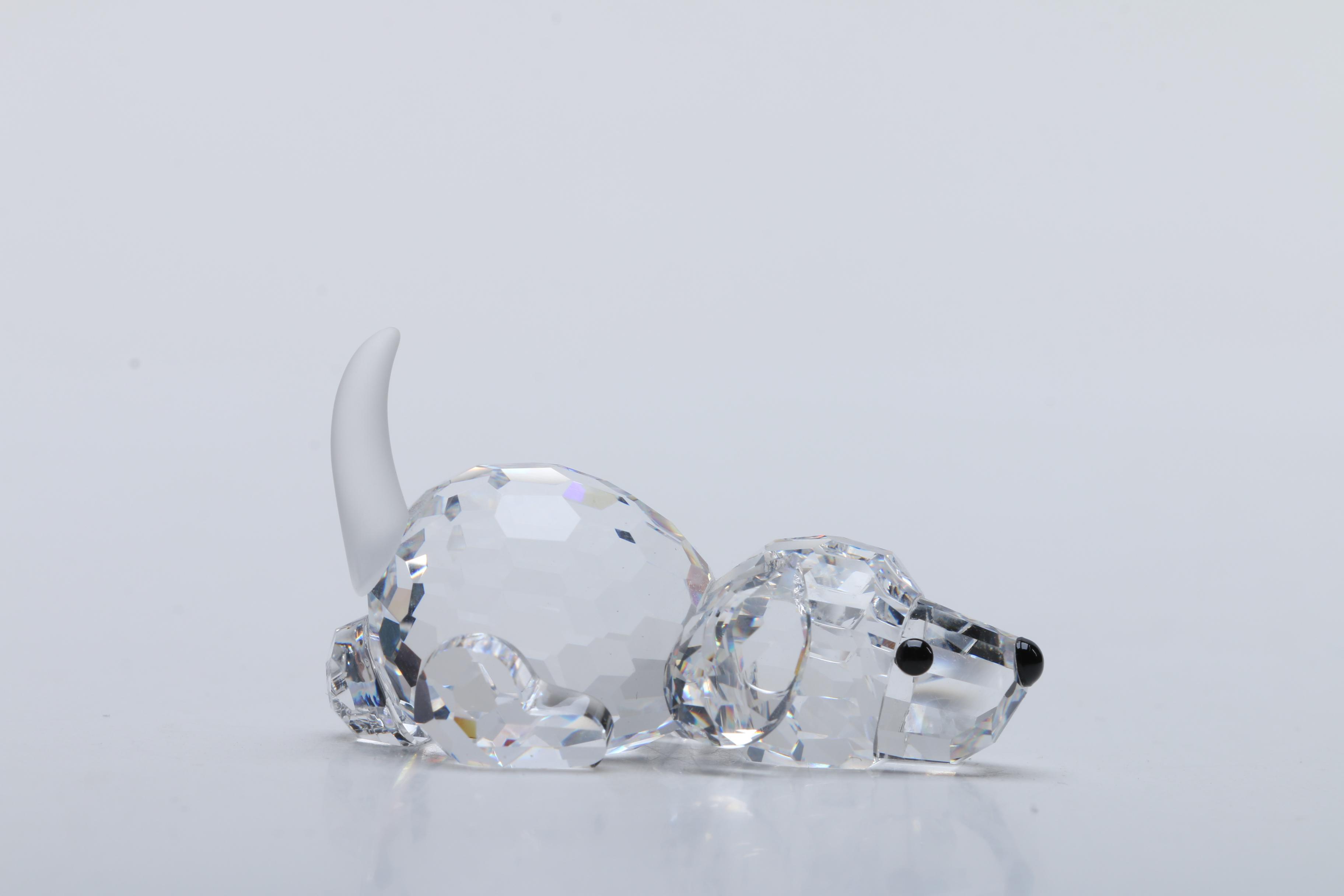 Swarovski Crystal Porcupine and Beagle