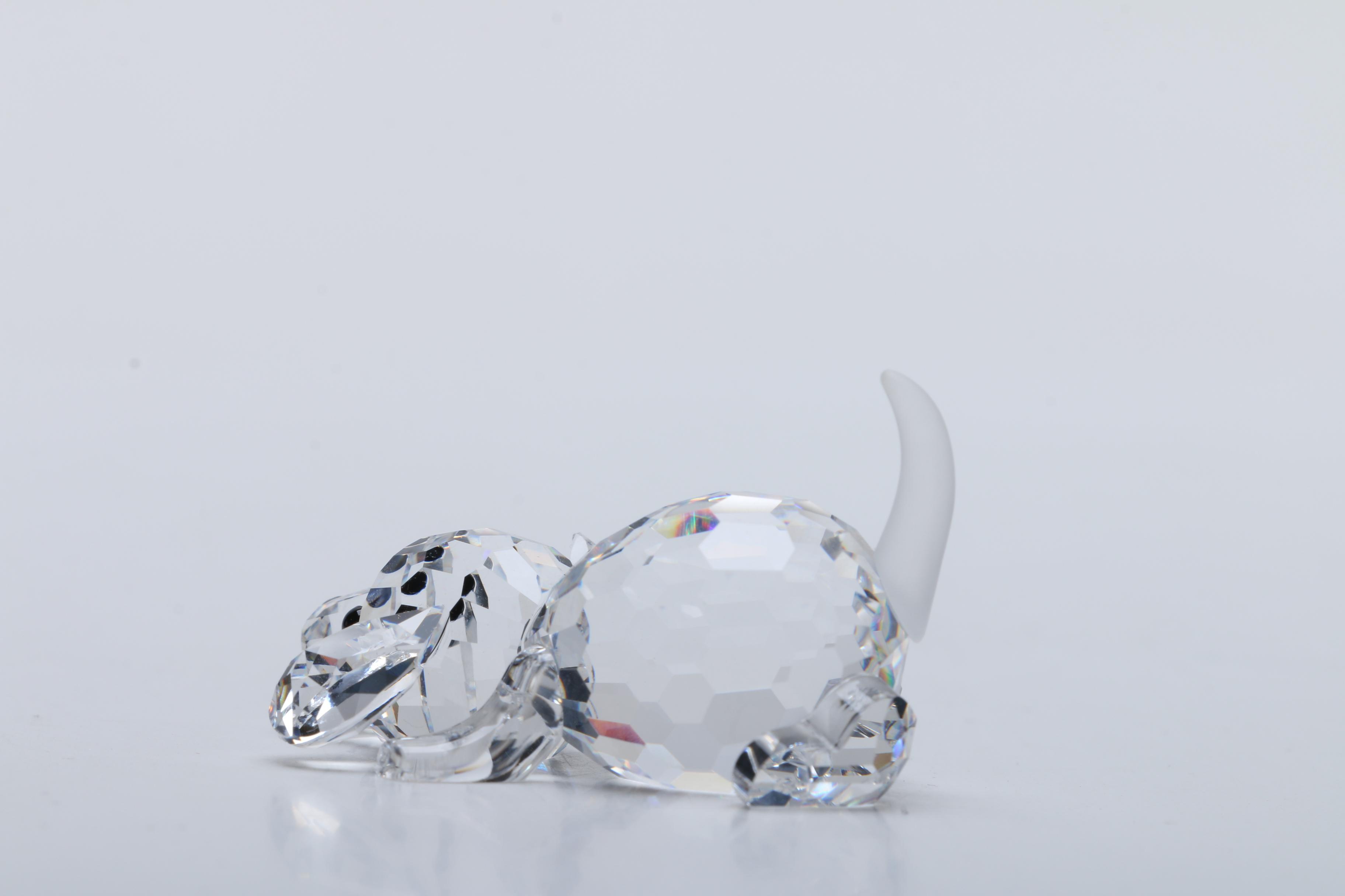 Swarovski Crystal Porcupine and Beagle