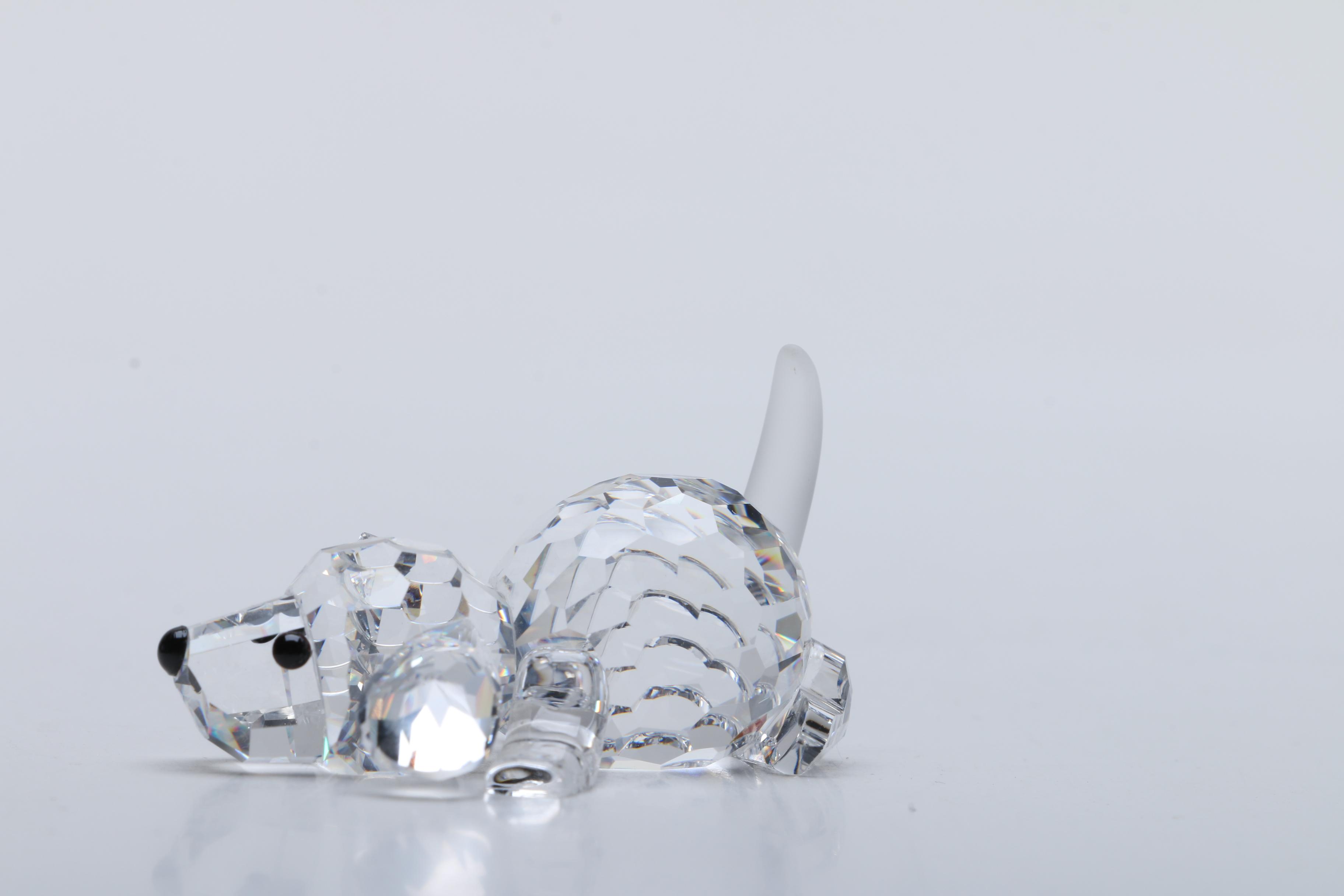 Swarovski Crystal Porcupine and Beagle