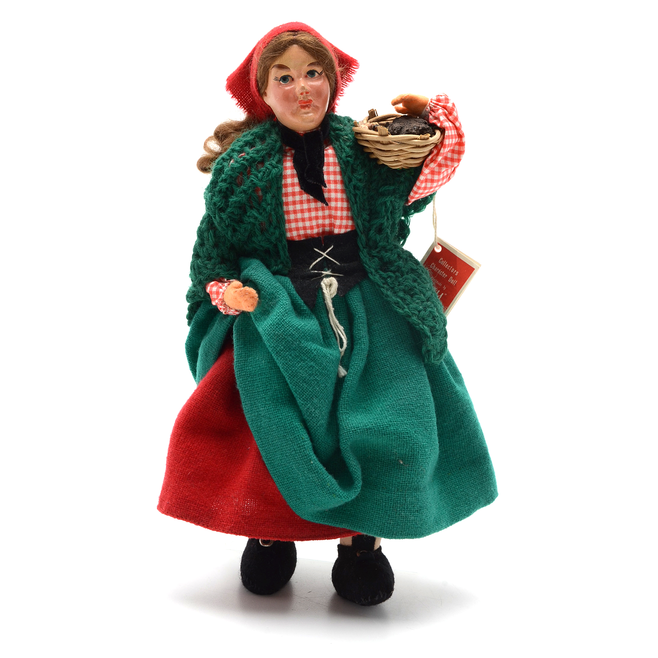 Hand Made Vintage Irish Doll "Irish Colleen"