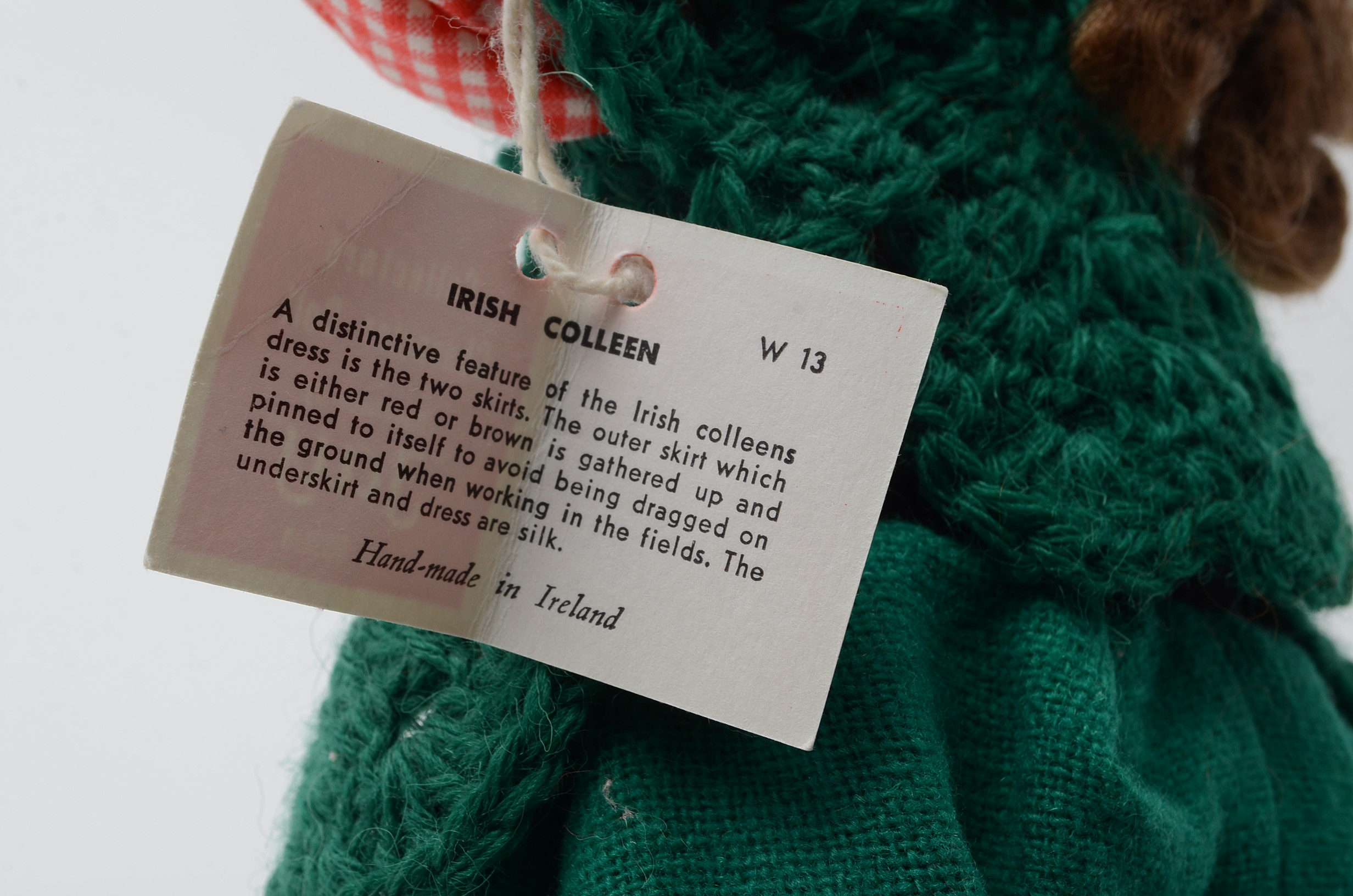 Hand Made Vintage Irish Doll "Irish Colleen"