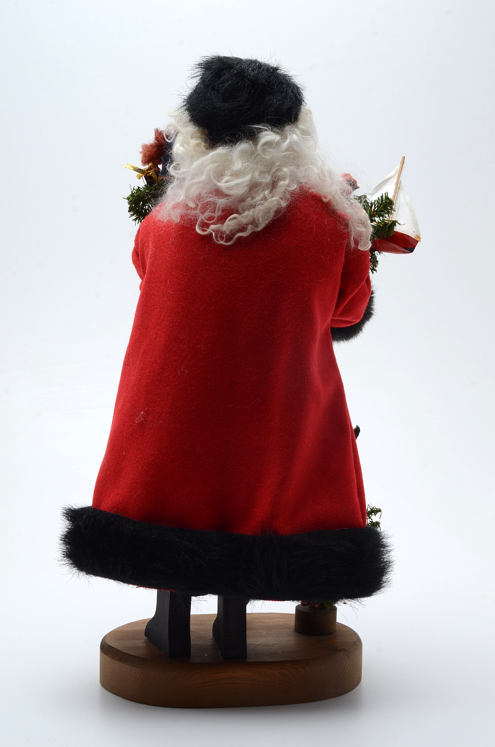 Hand Crafted Christmas Santa with Red Bird