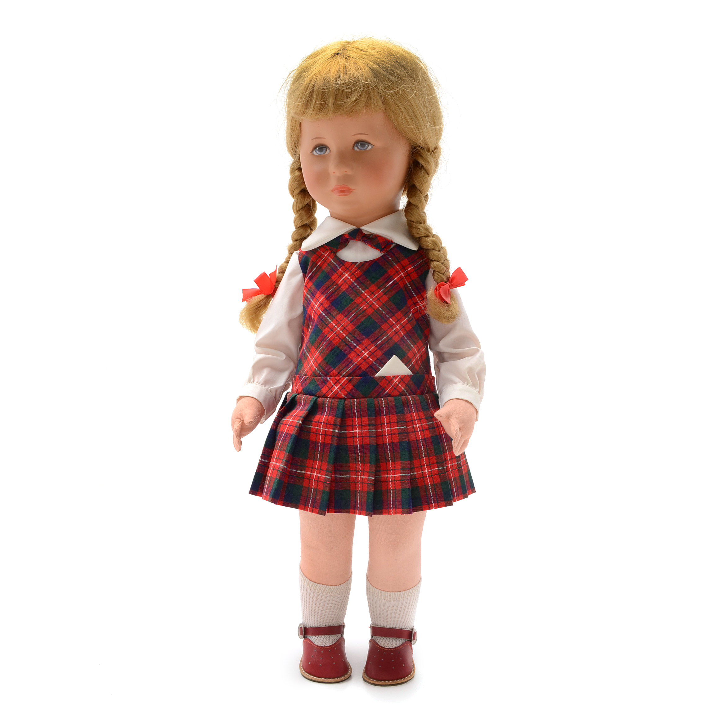 Vintage Kathe Kruse "Stoffpuppe" Doll with Braids