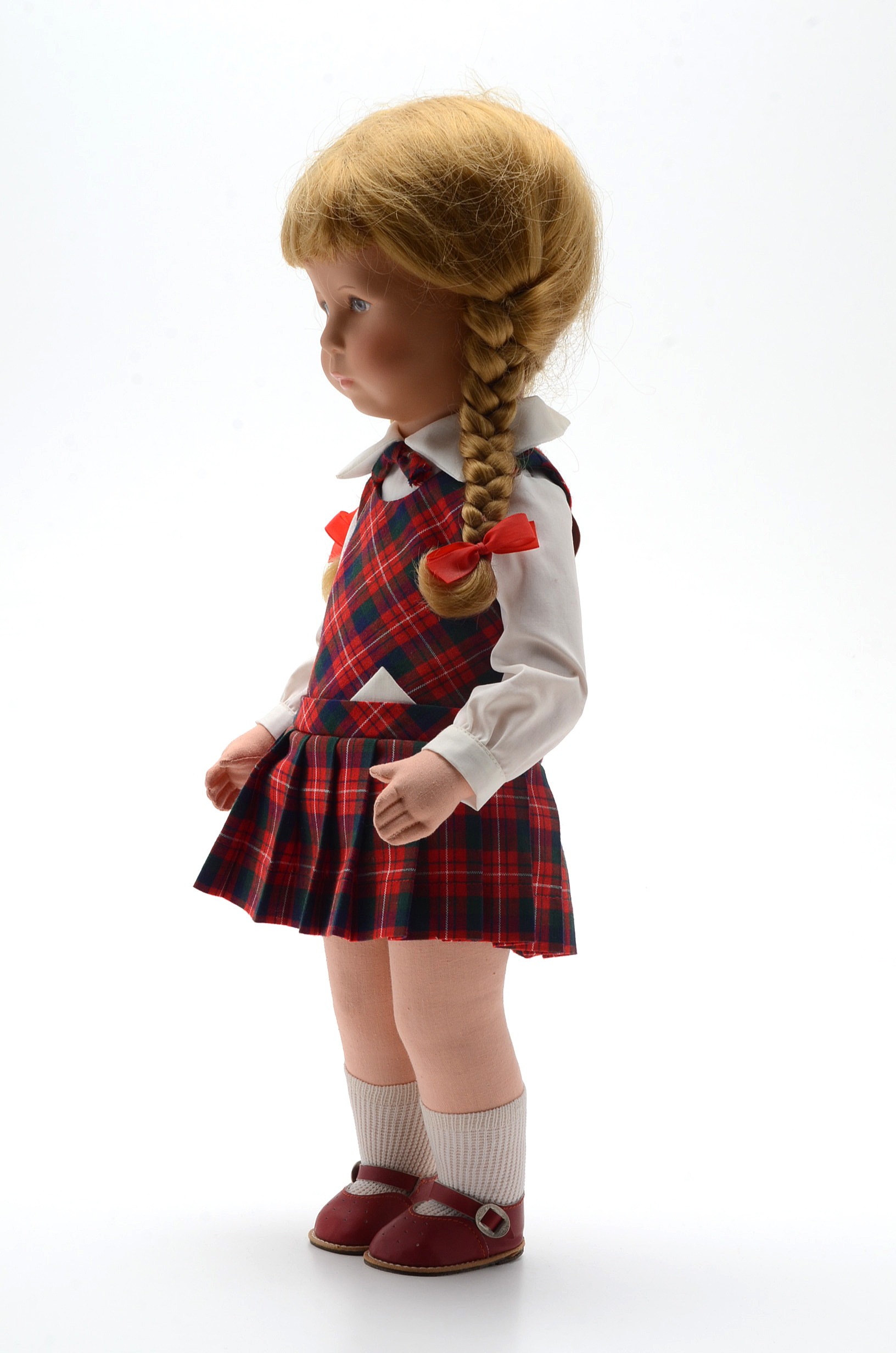 Vintage Kathe Kruse "Stoffpuppe" Doll with Braids