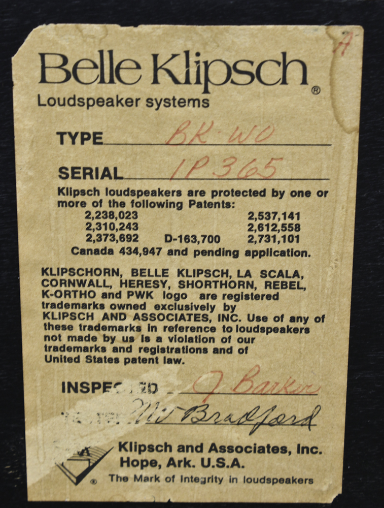 Pair of Klipsch Speakers