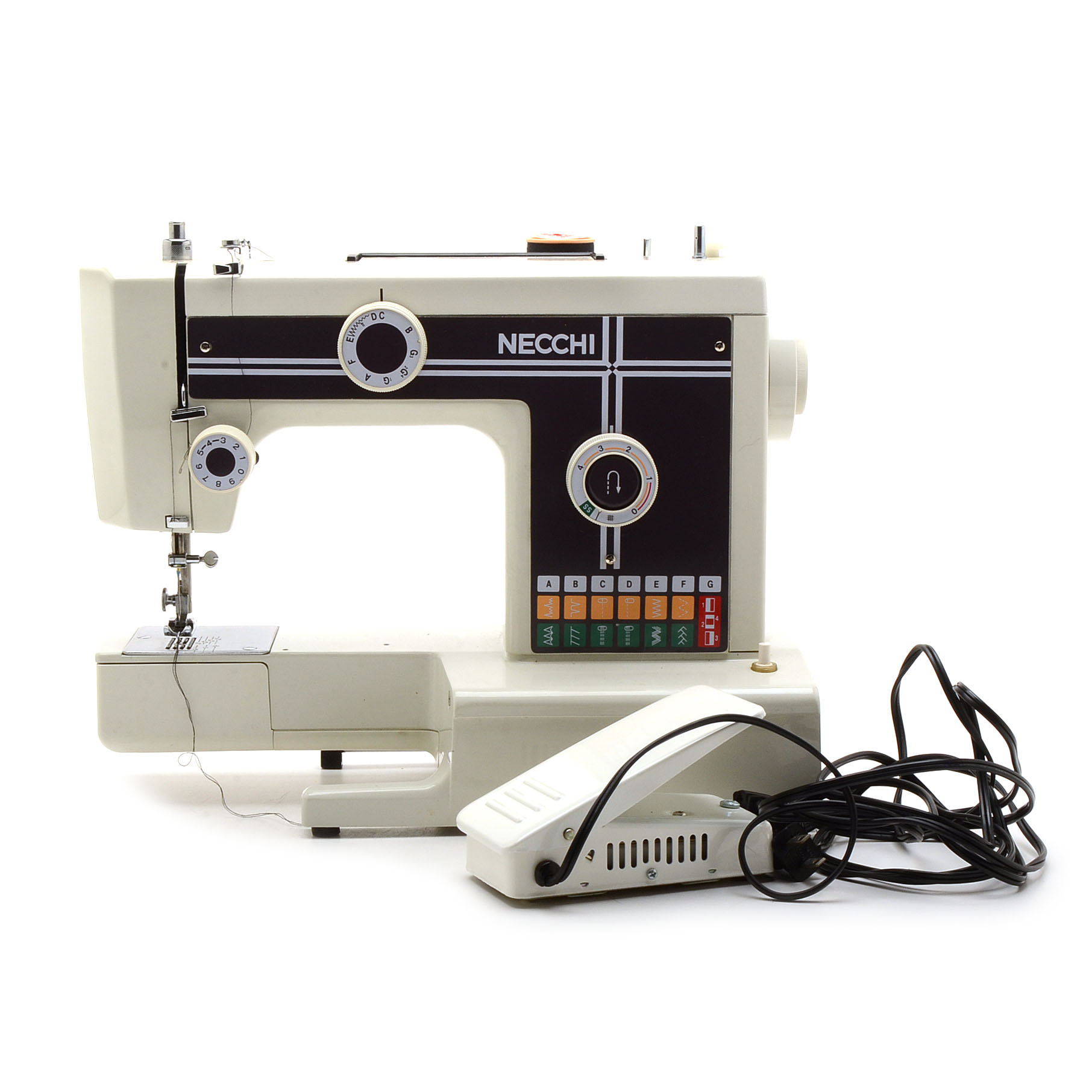 Necchi Portable Sewing Machine and Case