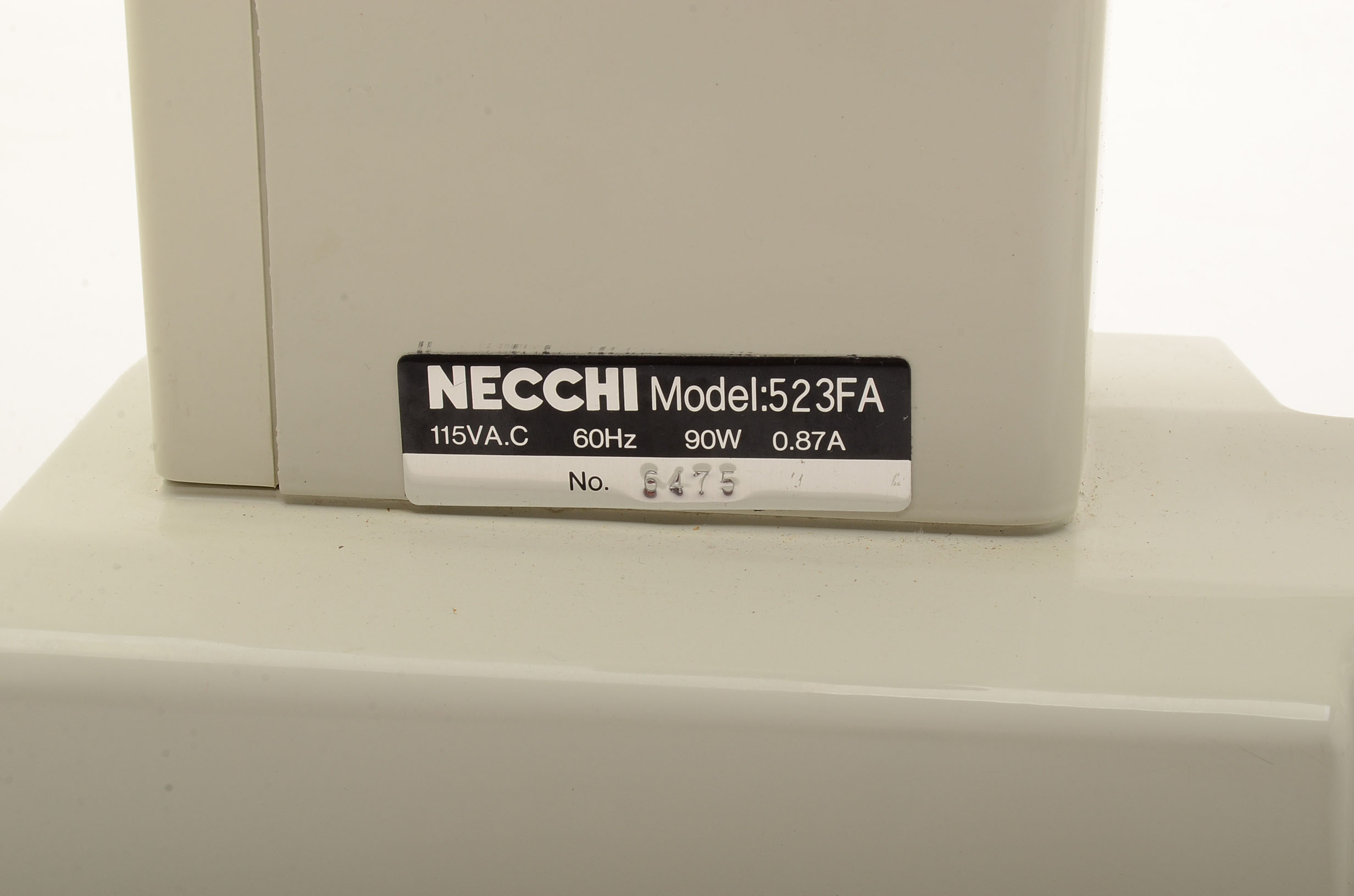Necchi Portable Sewing Machine and Case