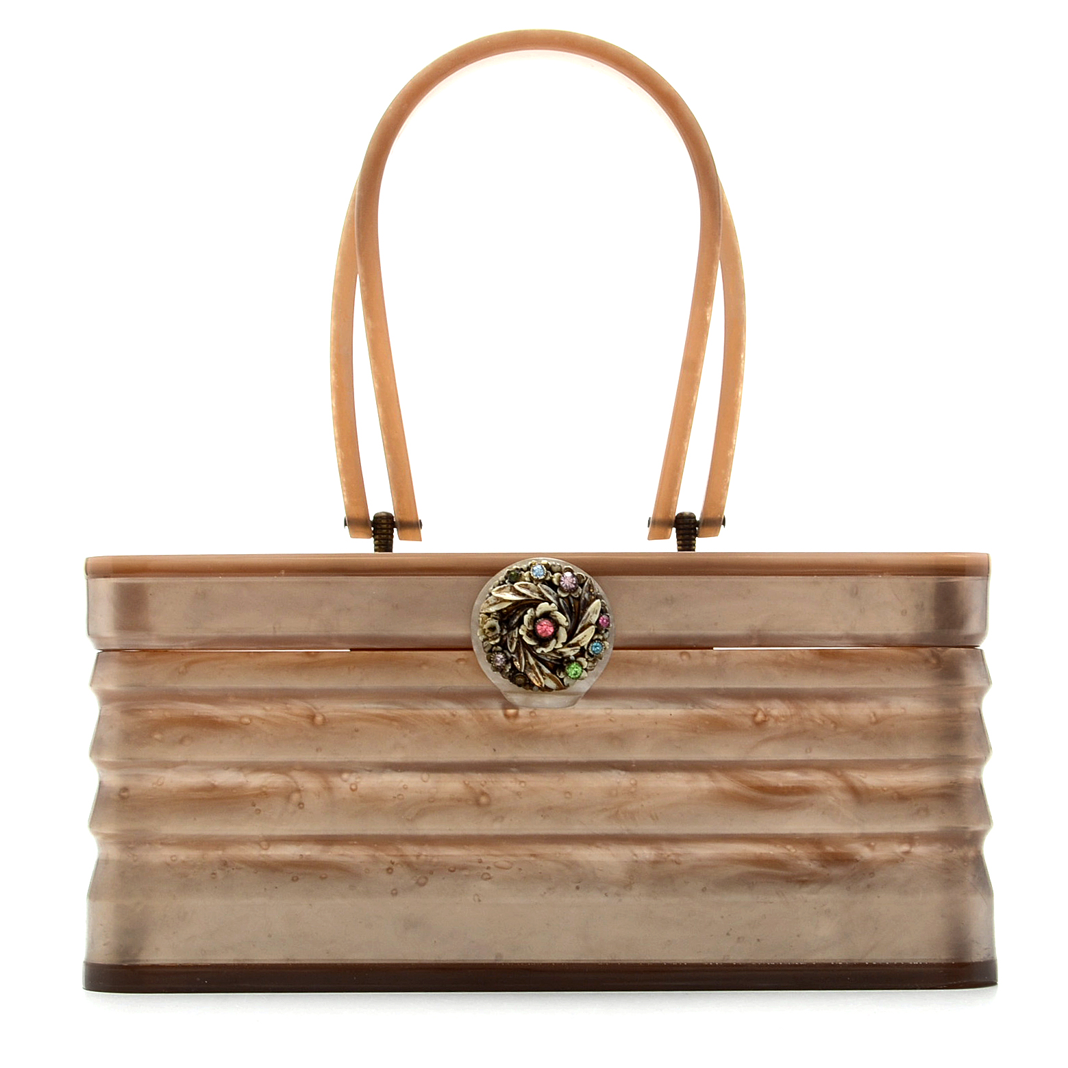 Vintage Lucite Box Bag Purse