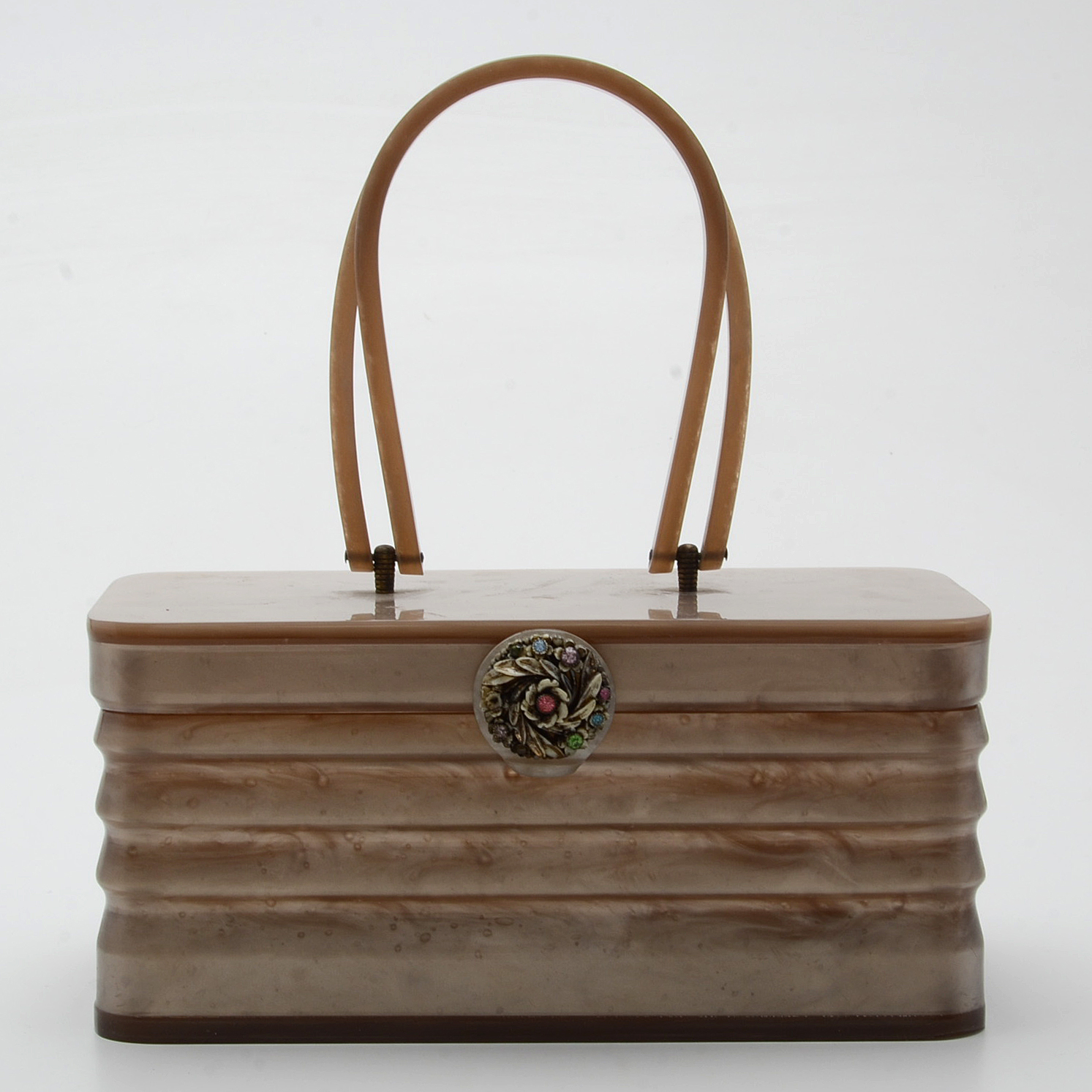 Vintage Lucite Box Bag Purse