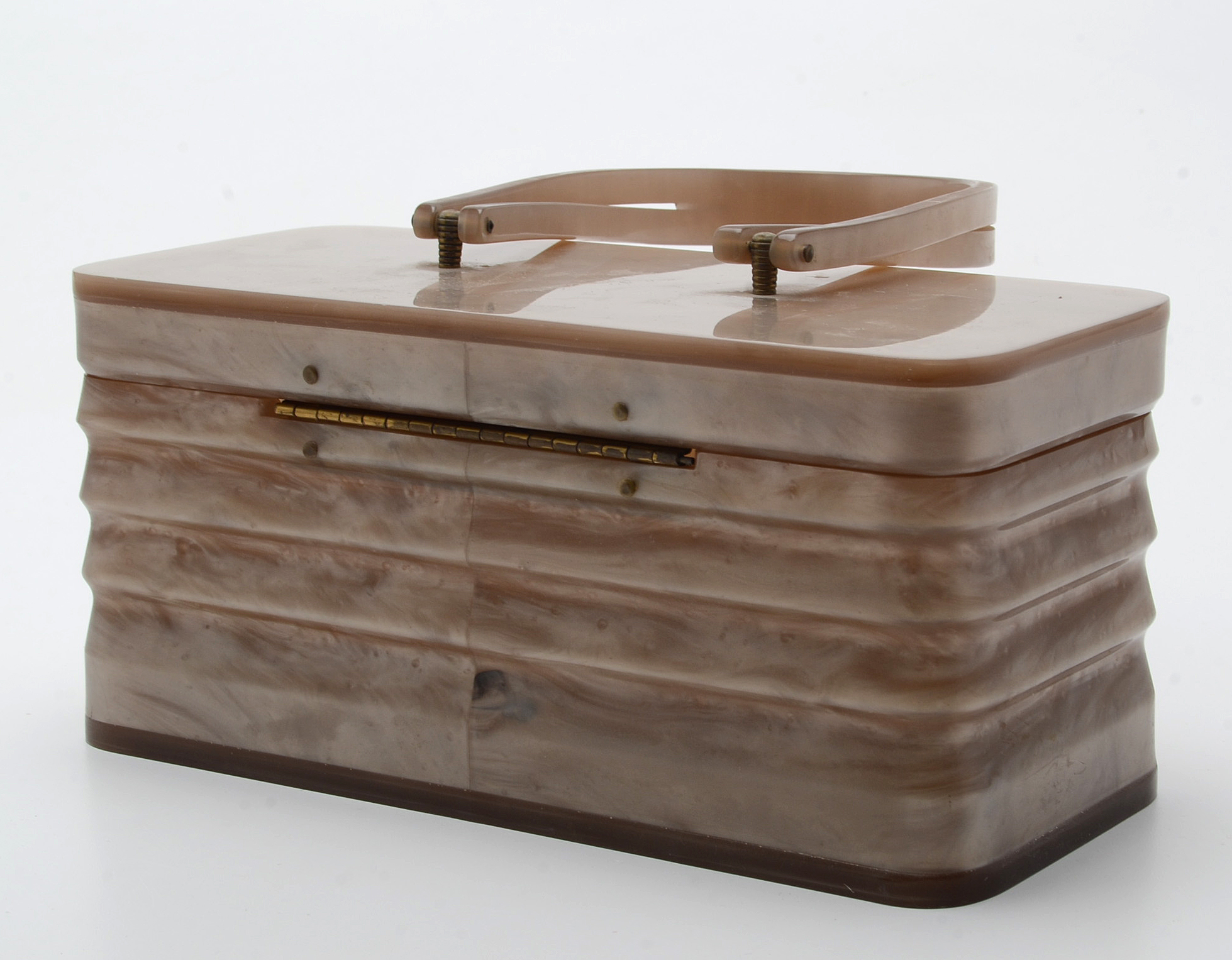 Vintage Lucite Box Bag Purse