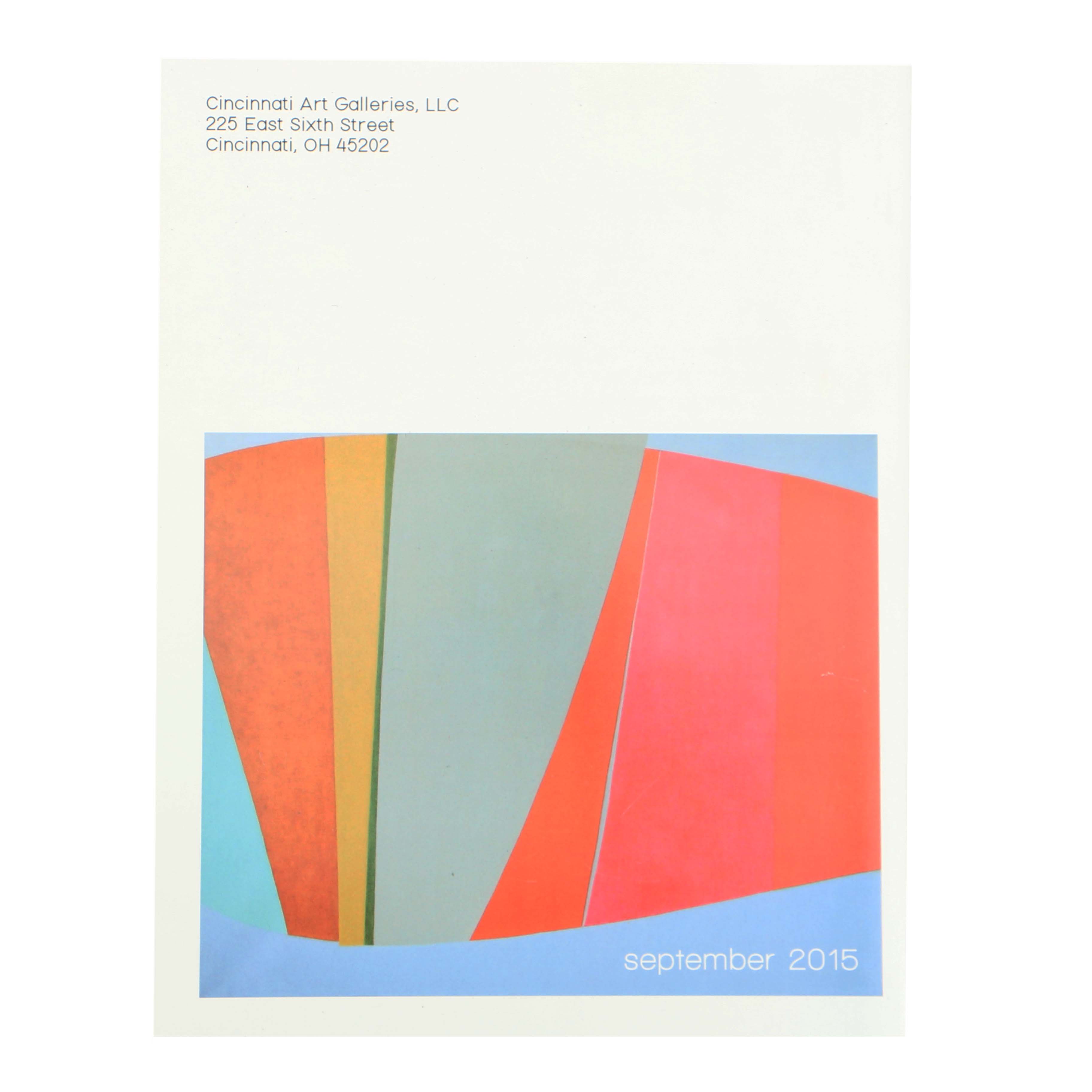 Beth Hertz Oil Painting on Canvas "Green Line"