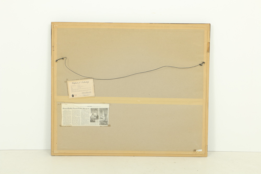 Bernard Buffet Signed Limited Edition Drypoint Etching on Paper "Cabanas"