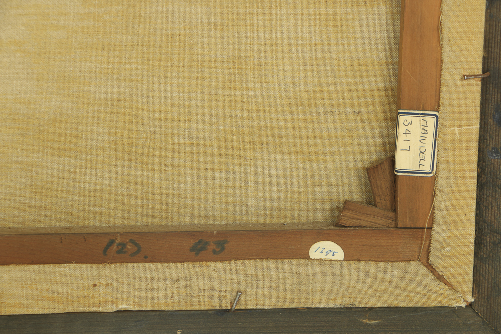 J. Kinard Oil Painting on Canvas Pastoral Landscape