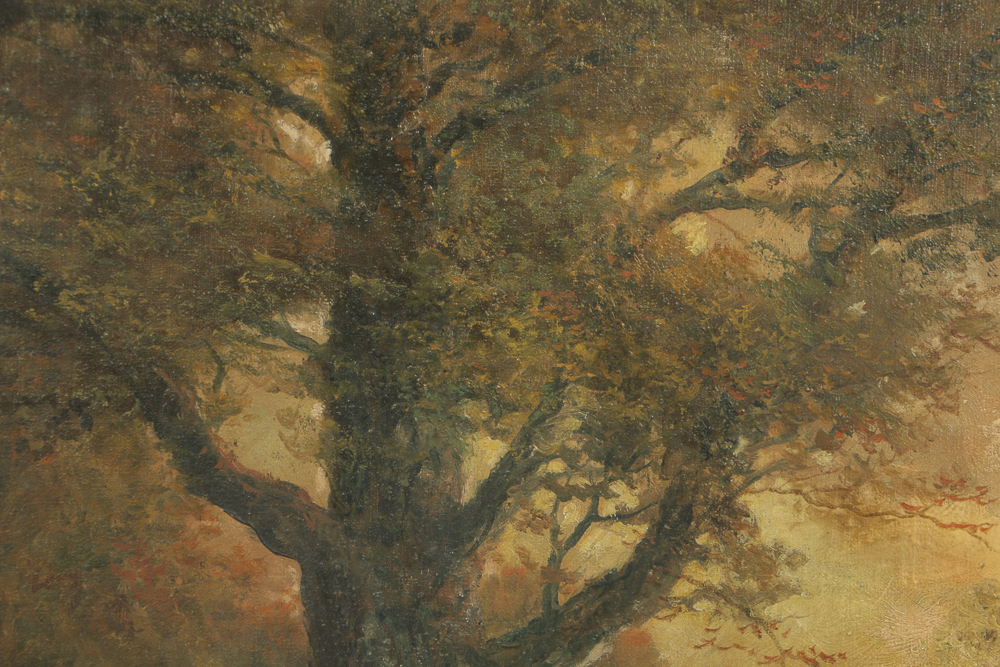 Henry Duessel Oil Painting on Canvas Tonalist Landscape