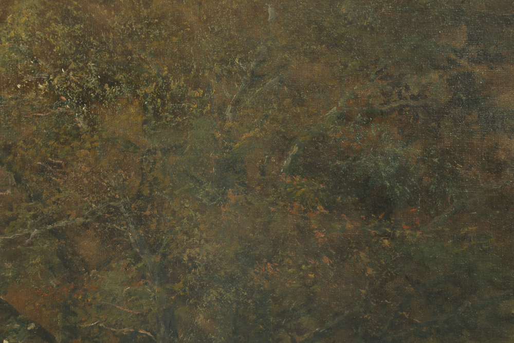 Henry Duessel Oil Painting on Canvas Tonalist Landscape