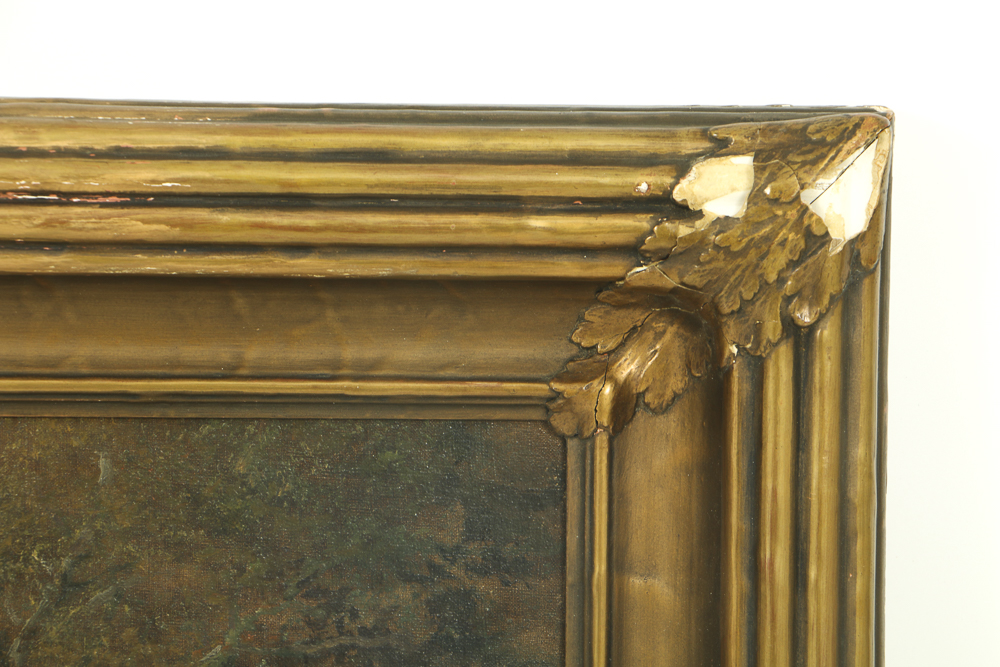 Henry Duessel Oil Painting on Canvas Tonalist Landscape