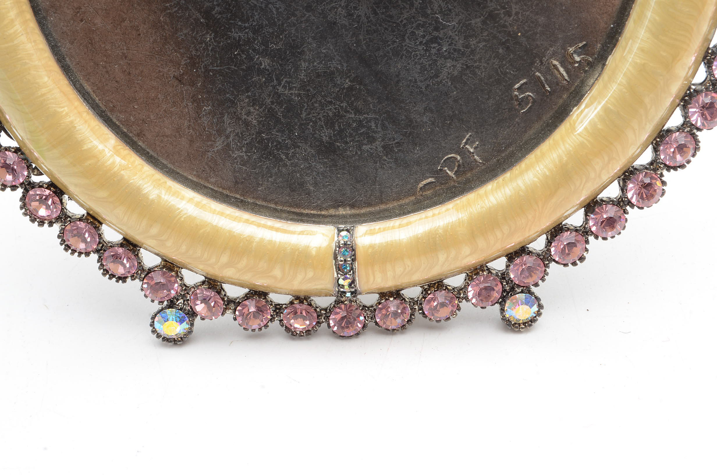 Jay Strongwater Rhinestone and Enamel Picture Frame