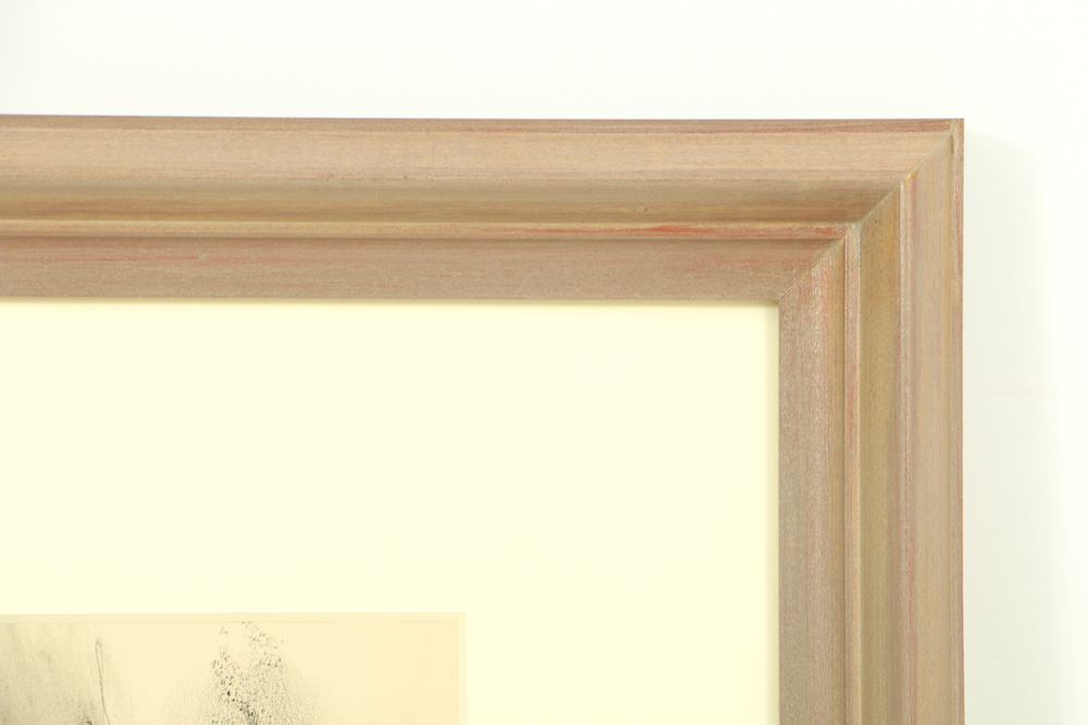 Edgar Yaeger Charcoal Drawing on Paper "Leona"